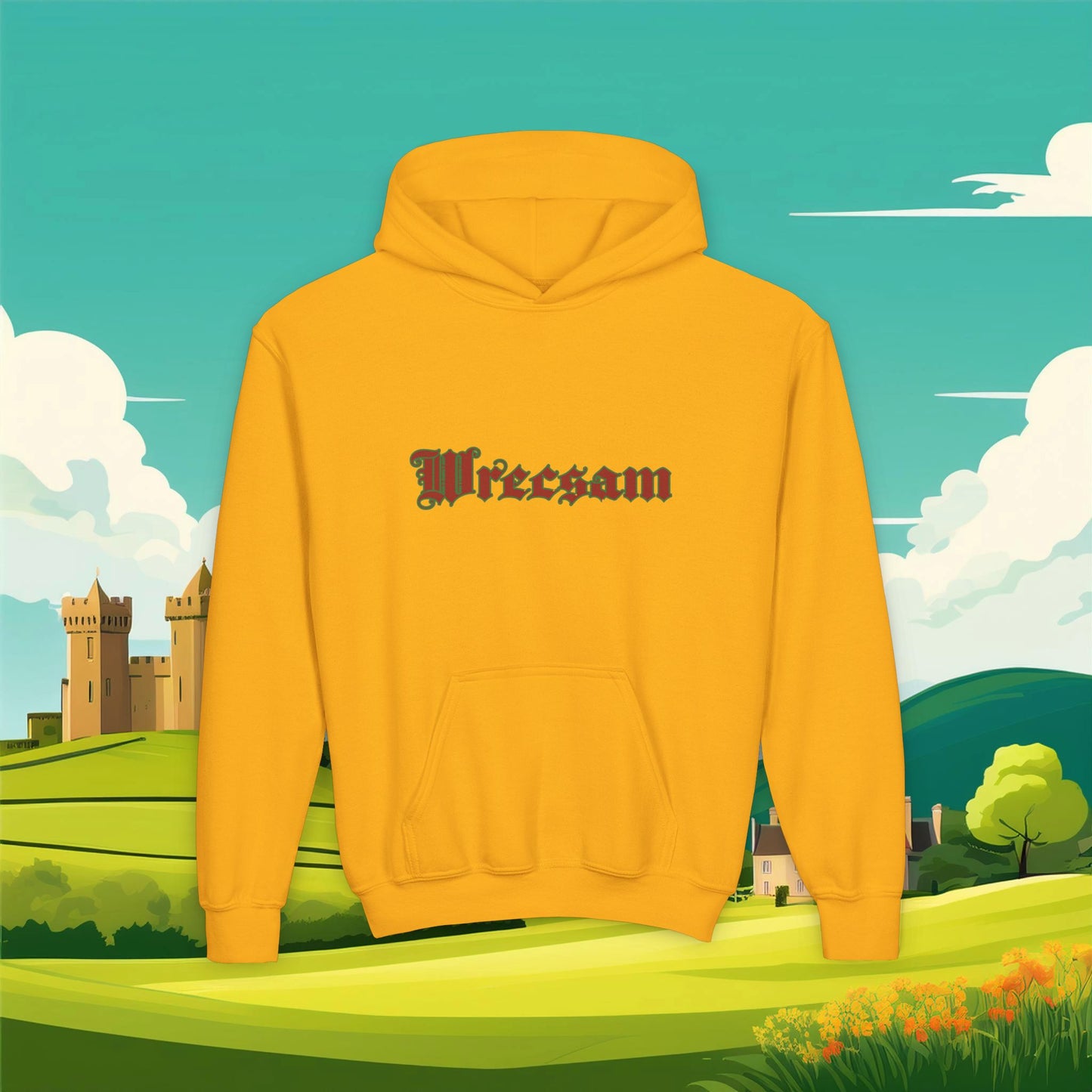 Wrecsam Mini Red Dragon Youth Hoodie