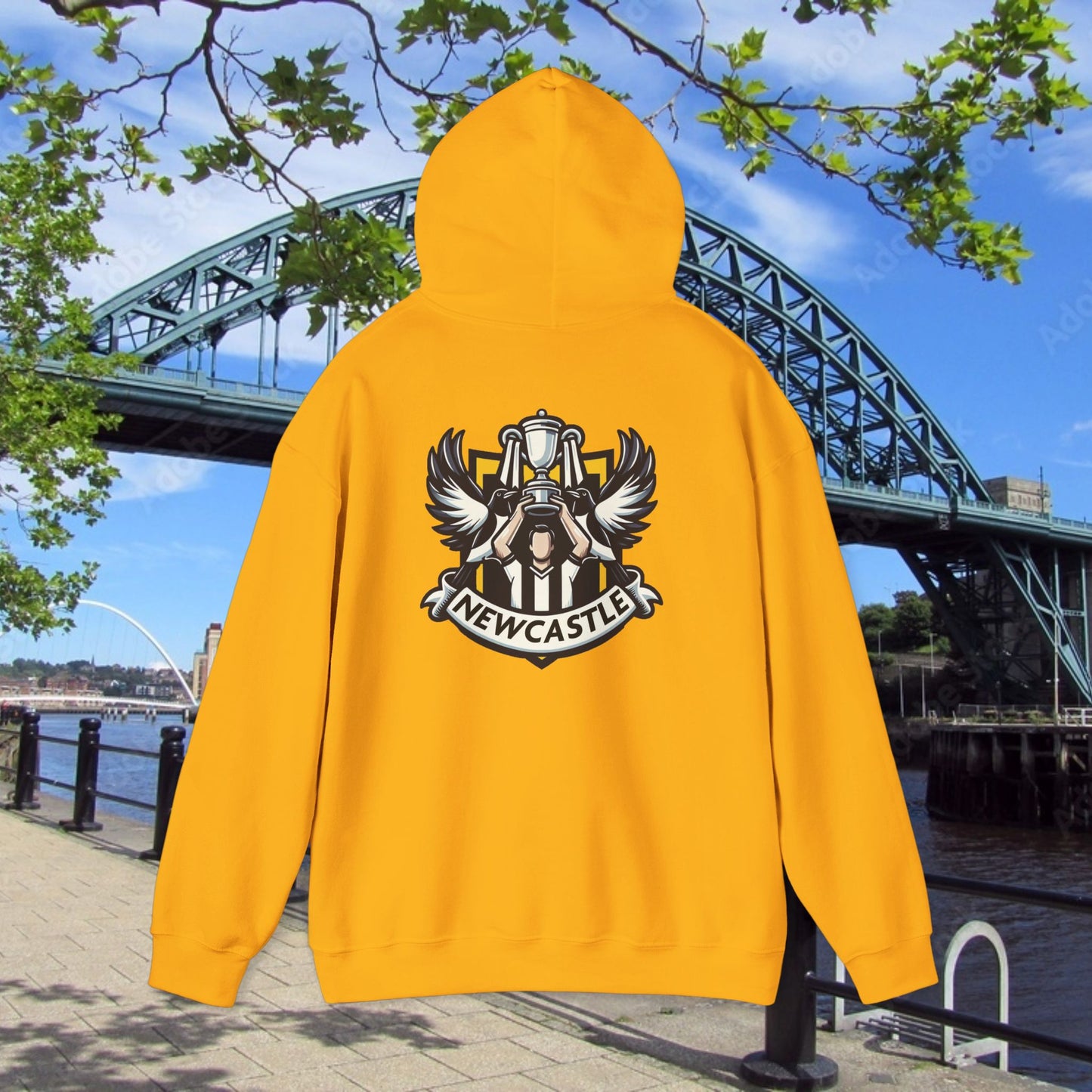 Newcastle Cup Champions Crest Hoodie