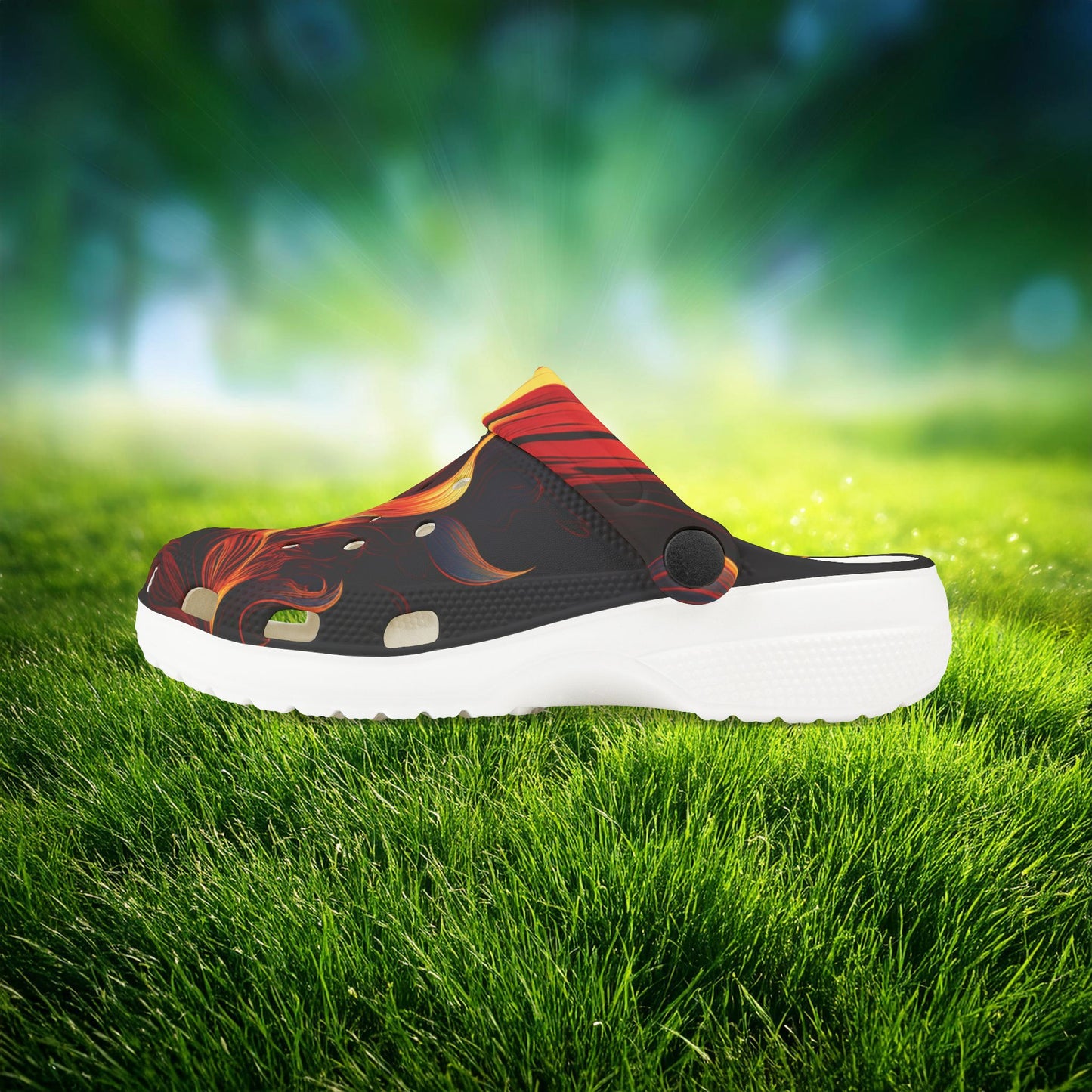 Flames Kid's Foam Clogs