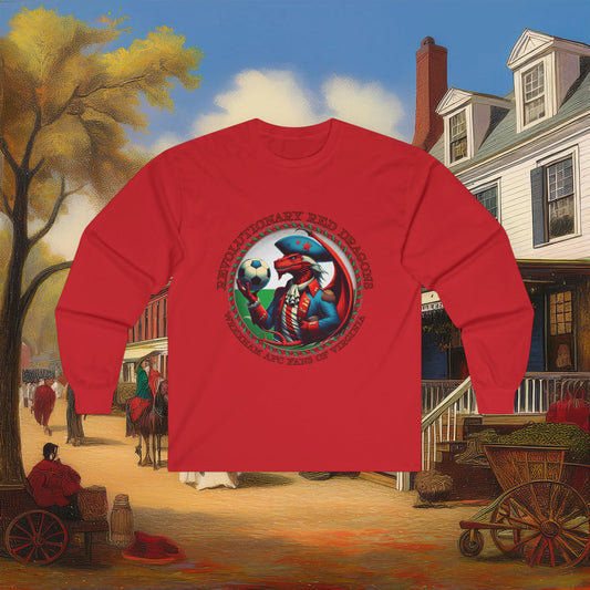 Revolutionary Red Dragons Crest Long Sleeve Tee - Alternate