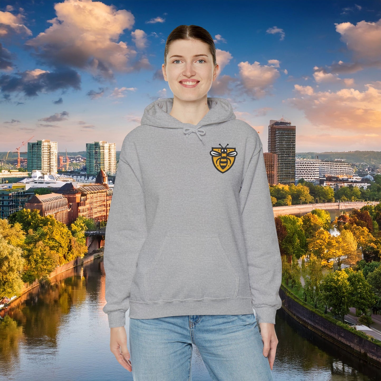 Dortmund Bundesflagge Wall Hoodie