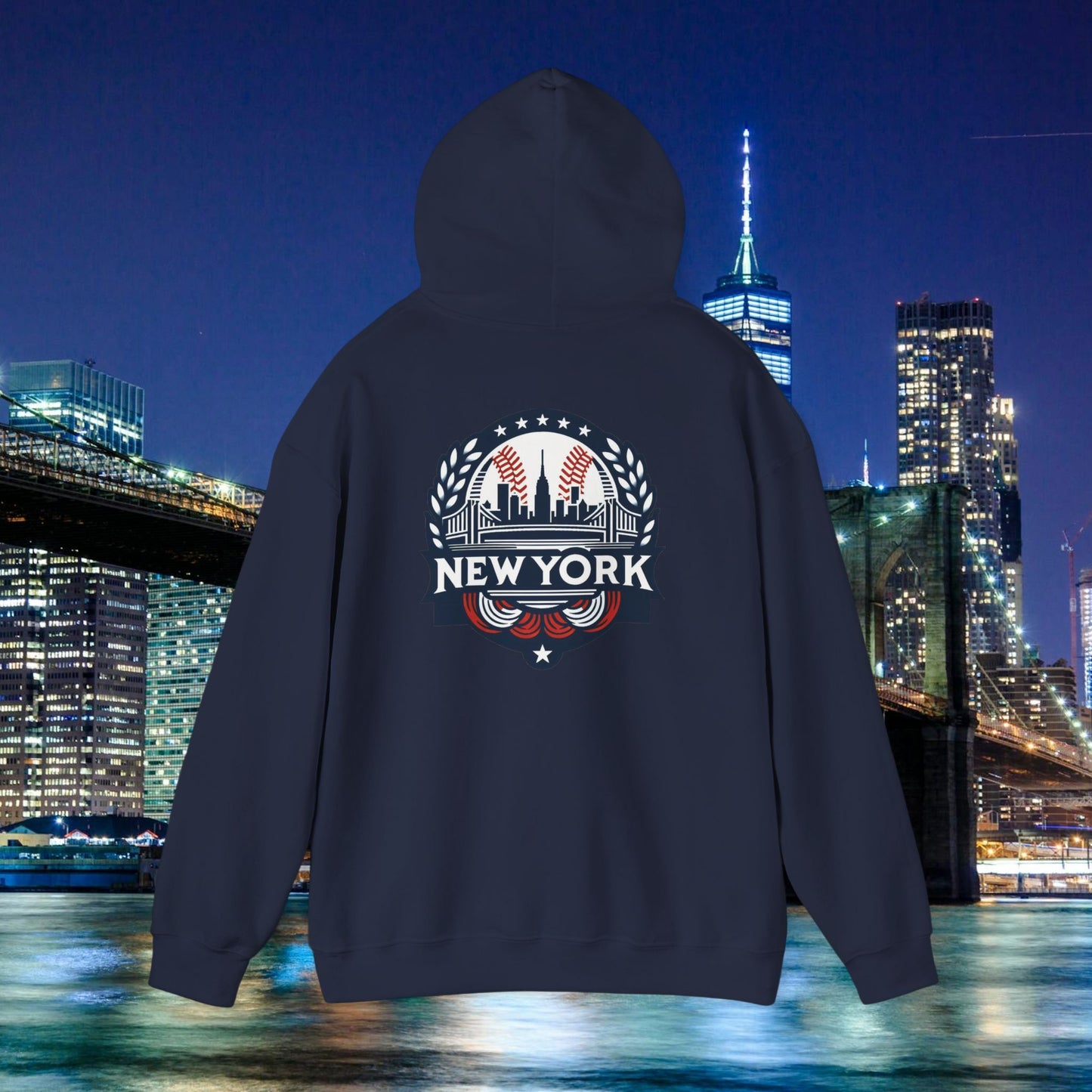 New York Bronx Baseball Hoodie