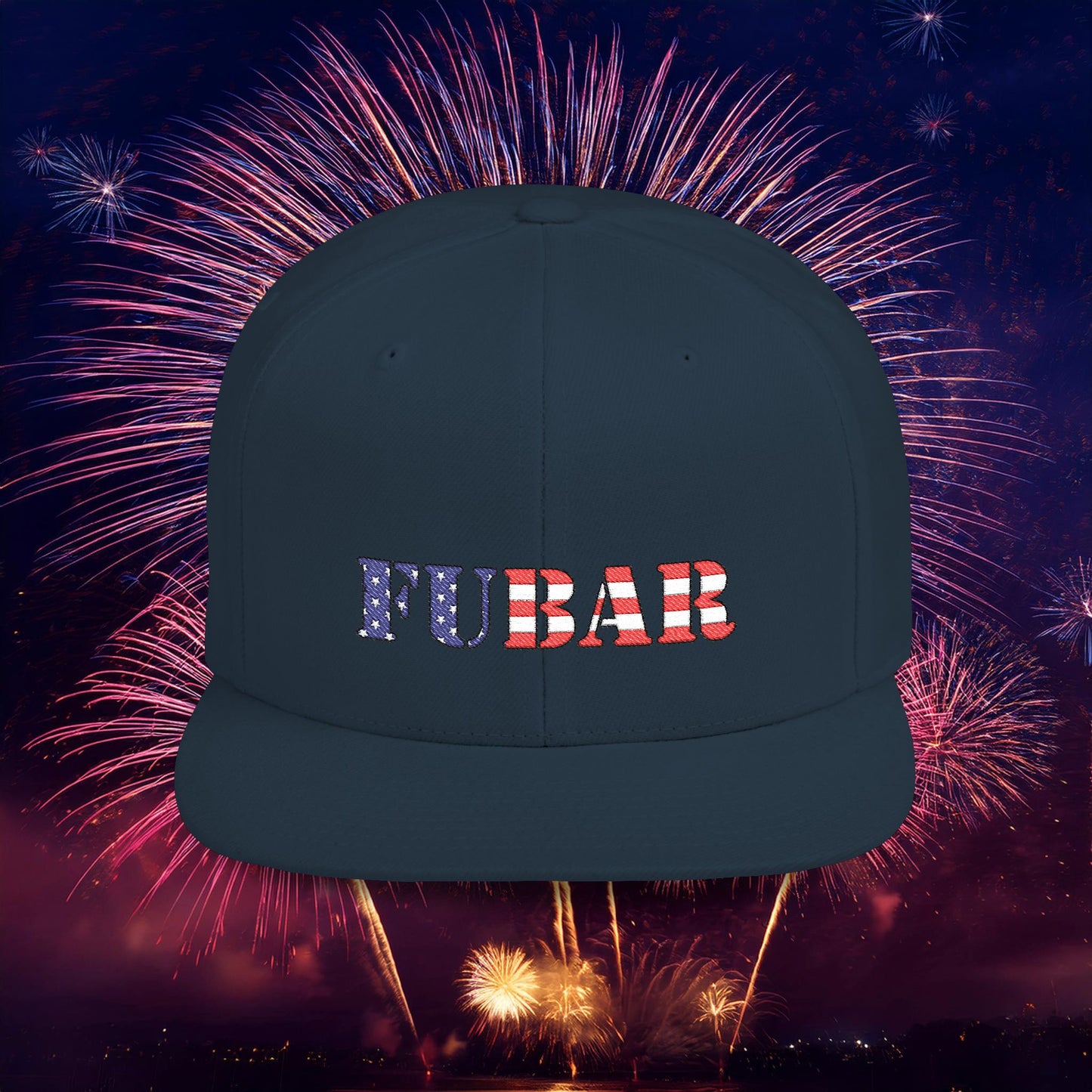 USA FUBAR Flat Bill Snapback