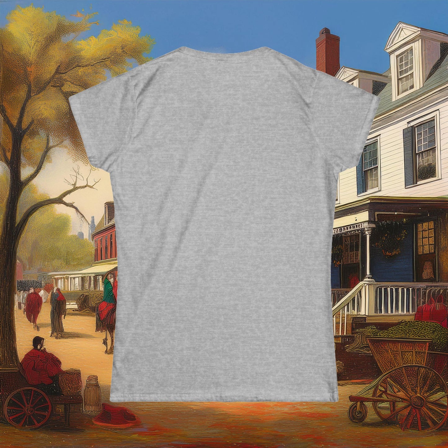 Revolutionary Red Dragons Crest Women's Softstyle Tee - Alternate