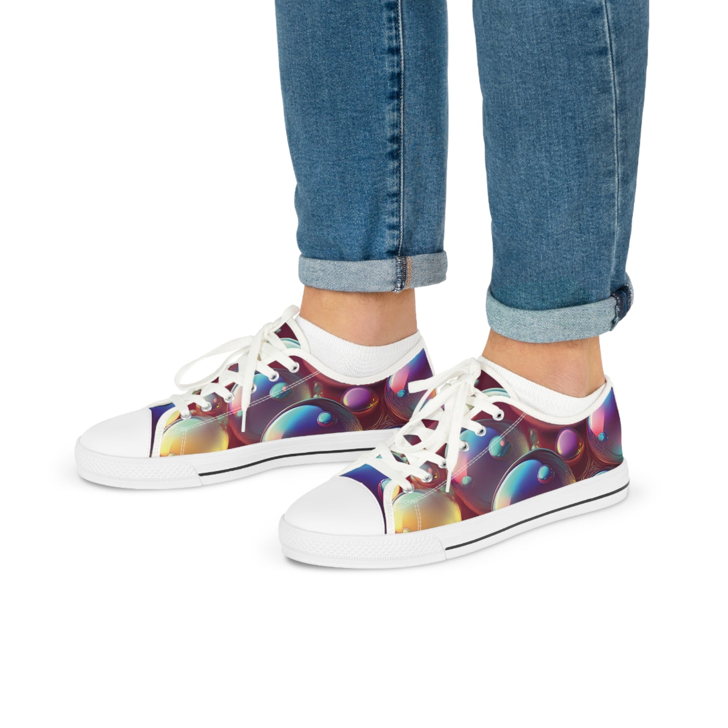 West Ham Bubbles Men's Low Top Sneakers