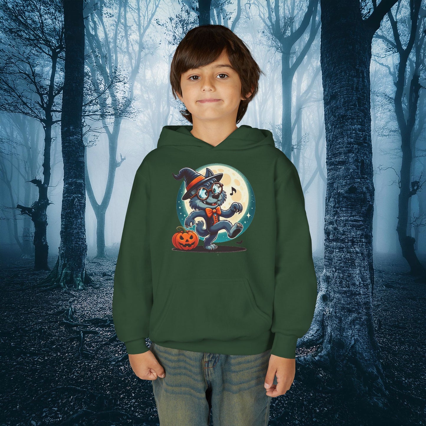 Trick or Treat Werewolf Youth Hoodie