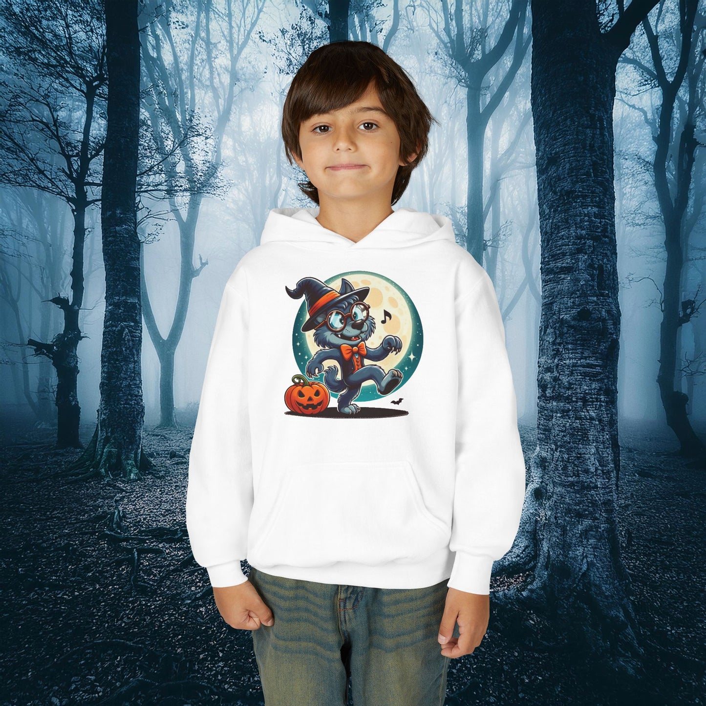Trick or Treat Werewolf Youth Hoodie