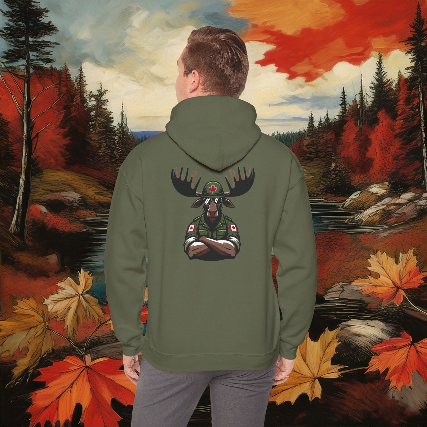 Canadian Moose "Facta Non Verba" Hoodie