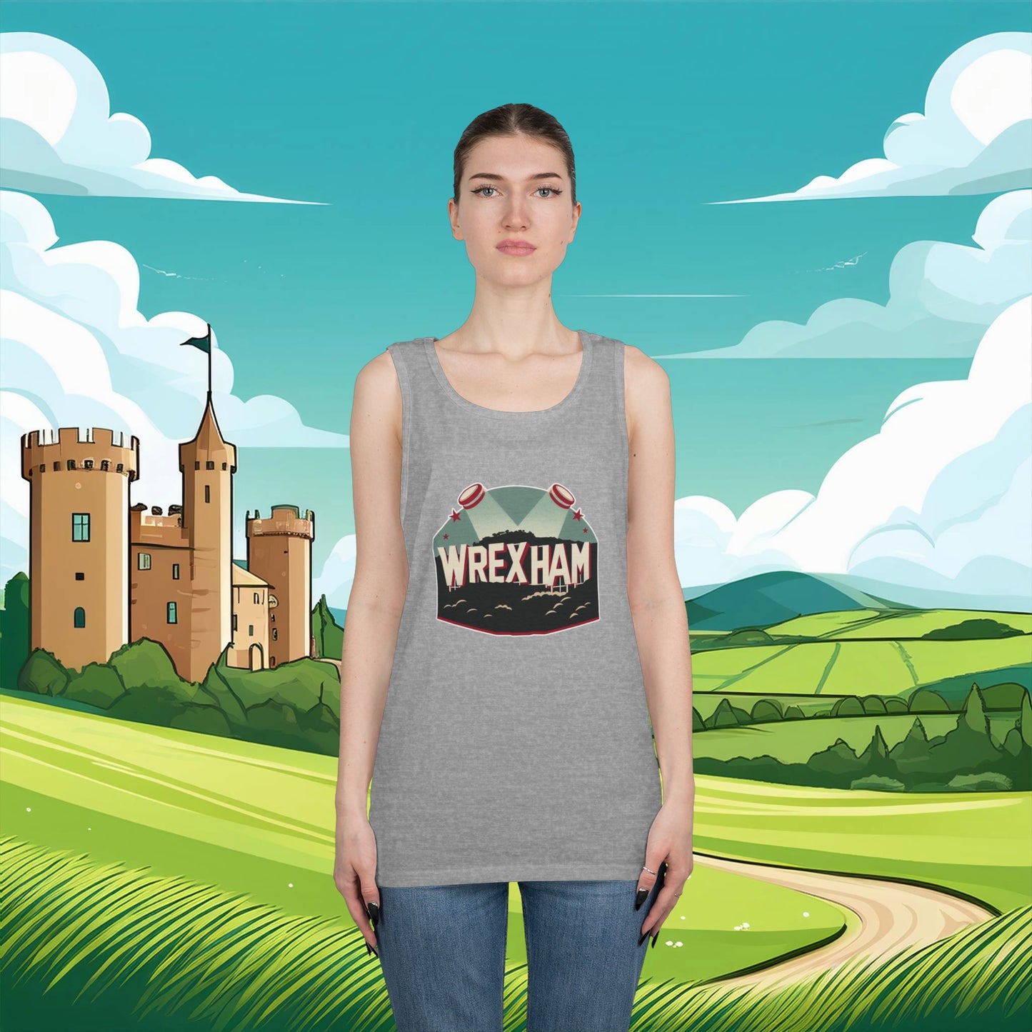 Wrexham Hollywood Sign Tank Top