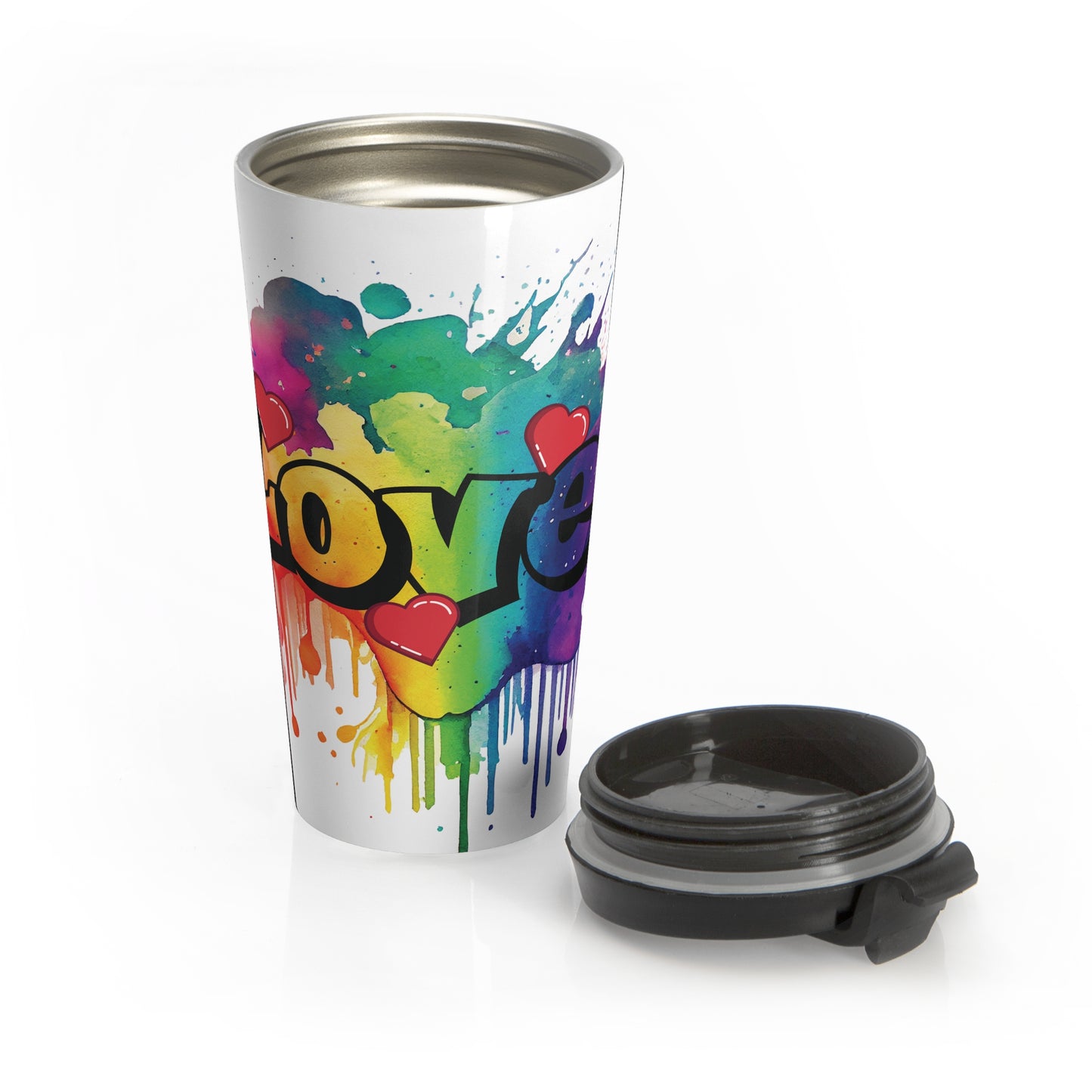Love Color Bomb Travel Mug