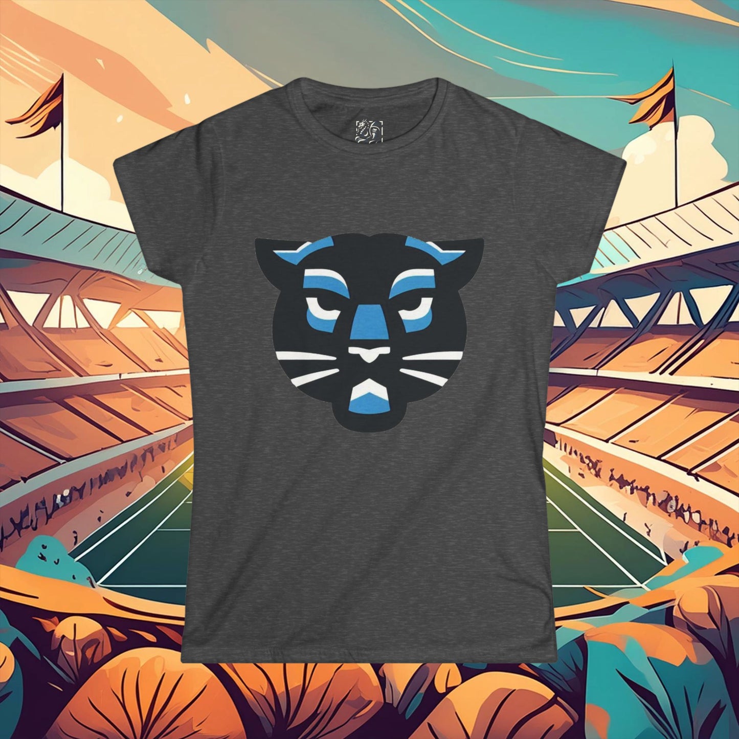 Panther Logo Women's Softstyle Tee