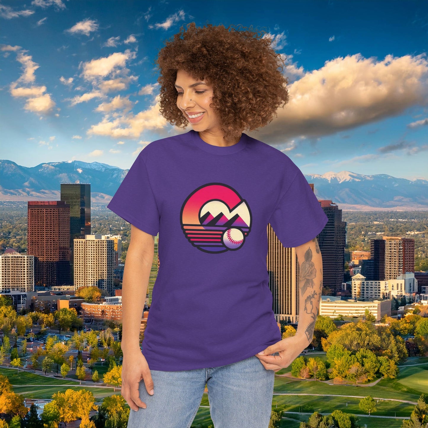 Retro Colorado Baseball Tee