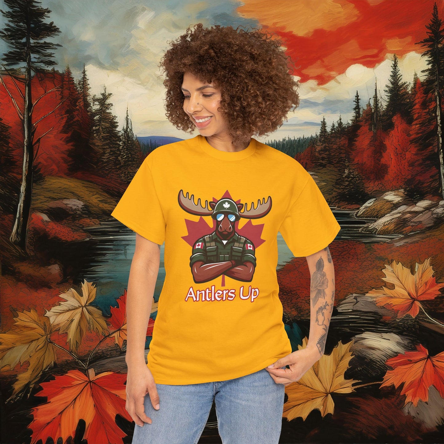 Canadian Moose "Antlers Up" Tee