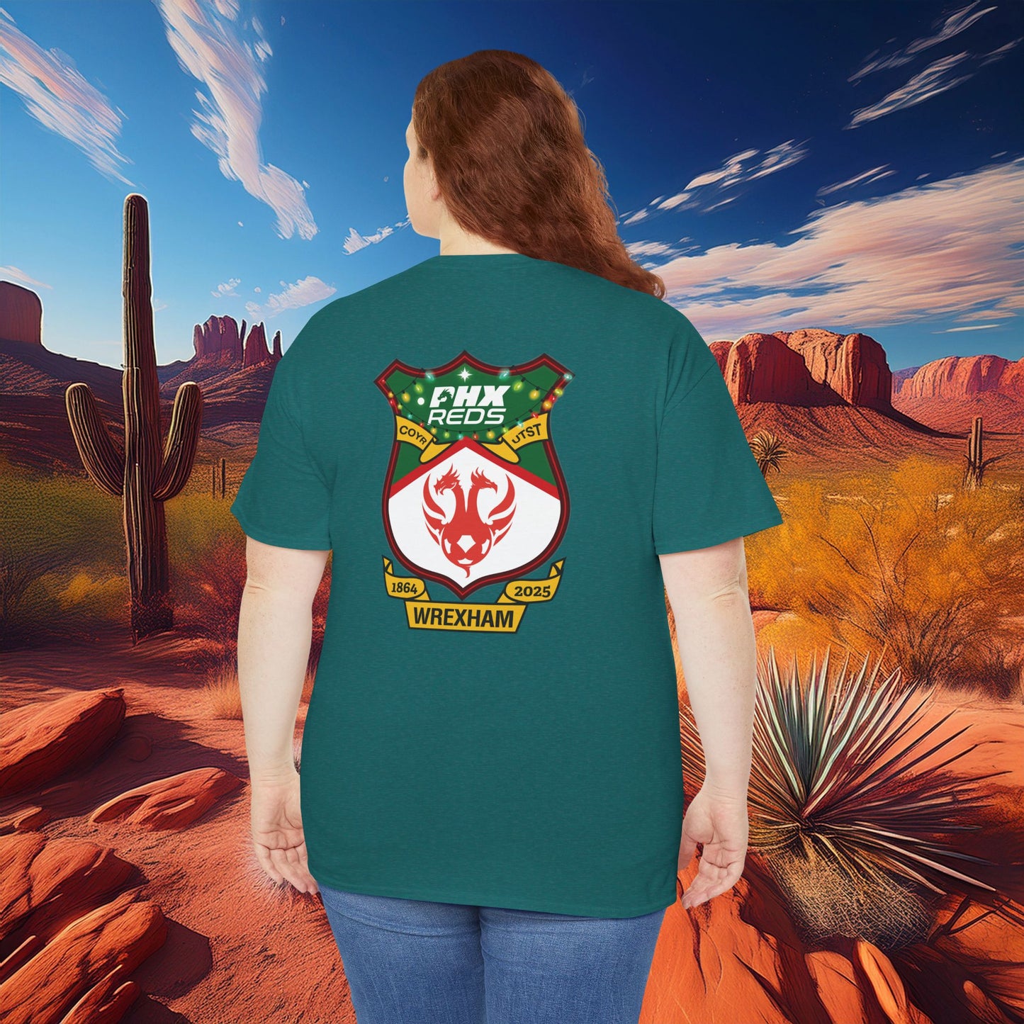 PHX Reds Christmas Crest Tee