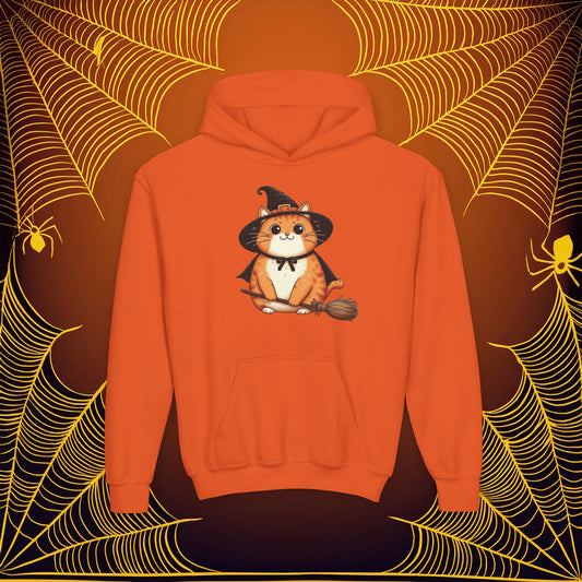 Trick or Treat Cat Youth Hoodie