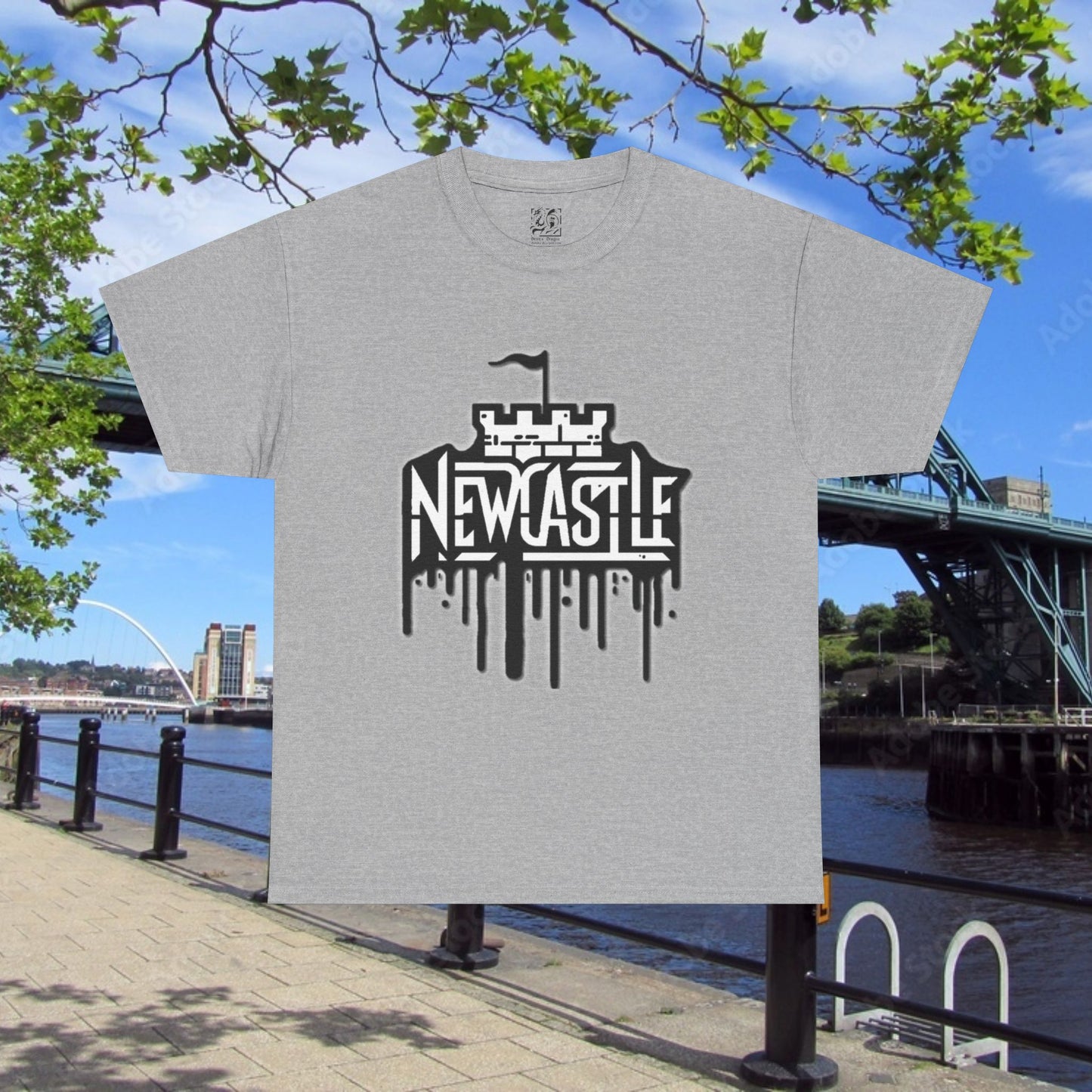 Newcastle Dripping Graffiti Tee