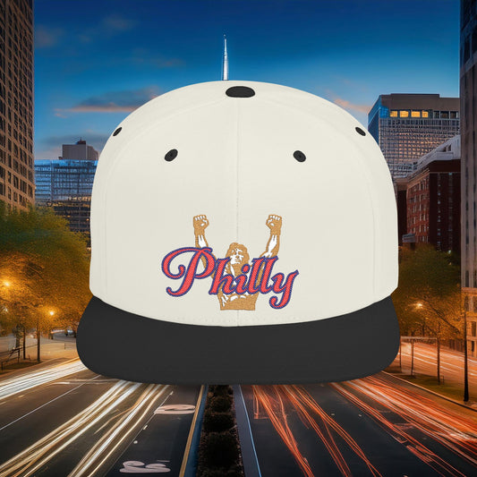Philly Rocky Statue Flat Bill Snapback