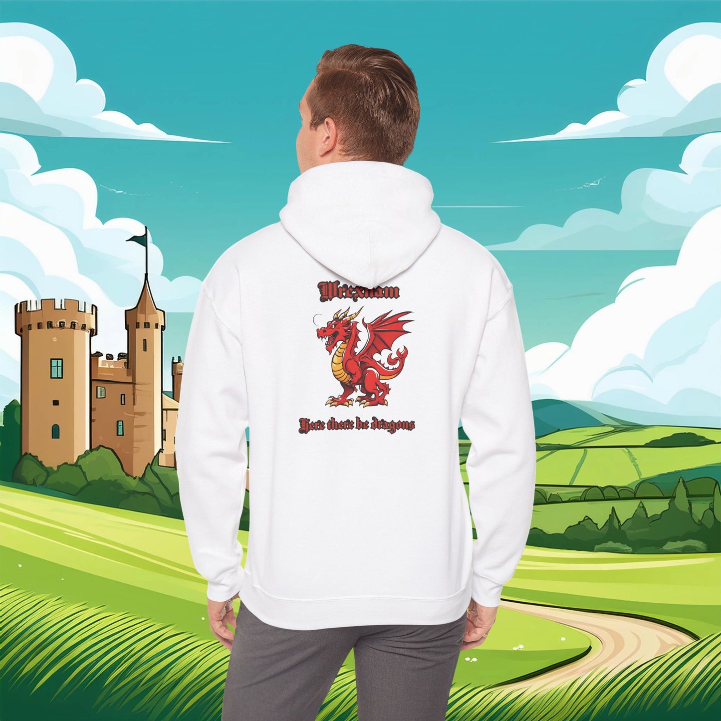Wrexham Dragon Hoodie