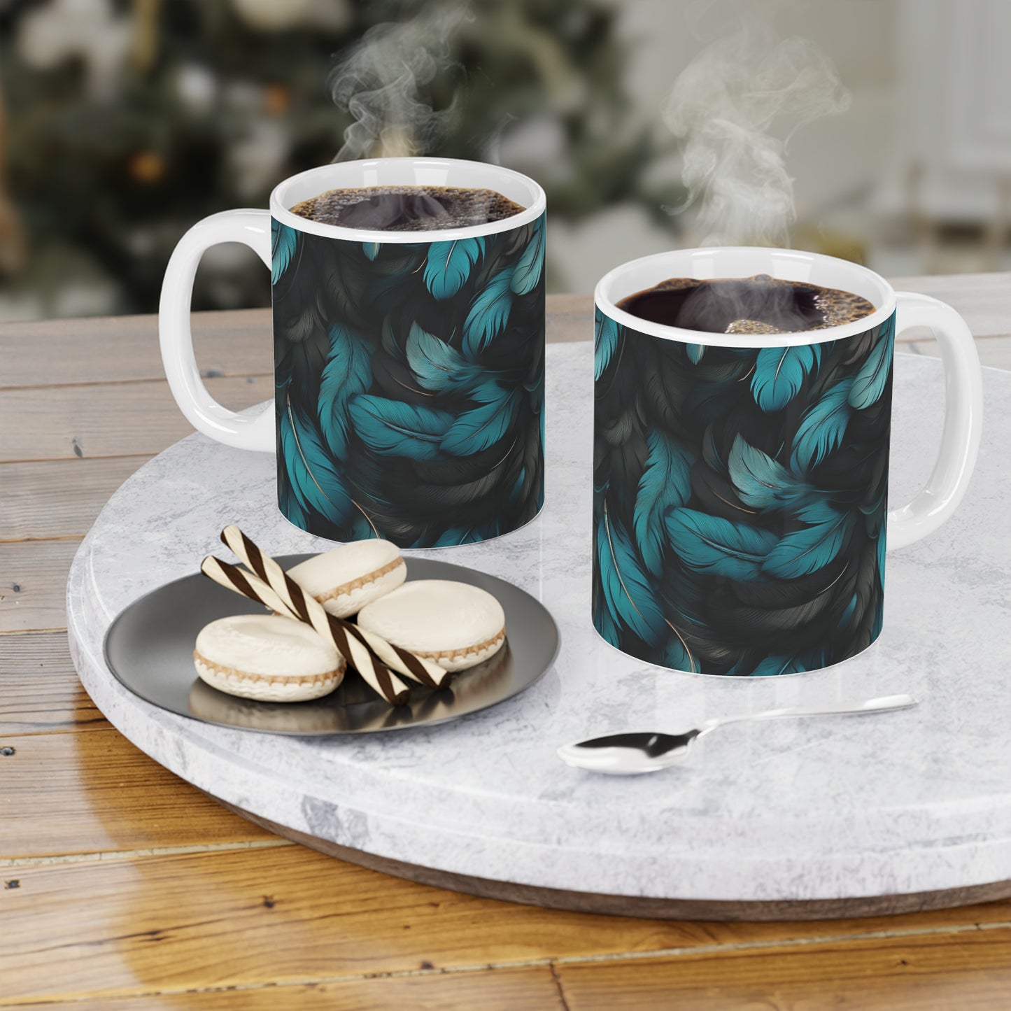 Newcastle United Feather Ceramic Mugs (11oz\15oz)