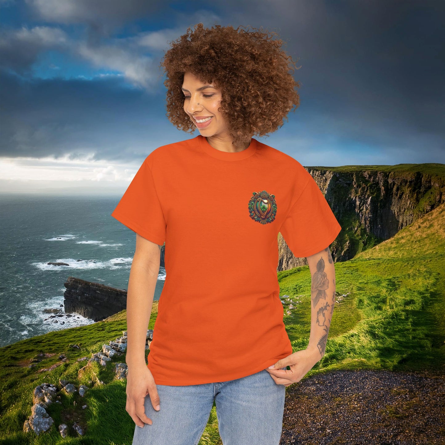 Ireland Harp Crest Tee
