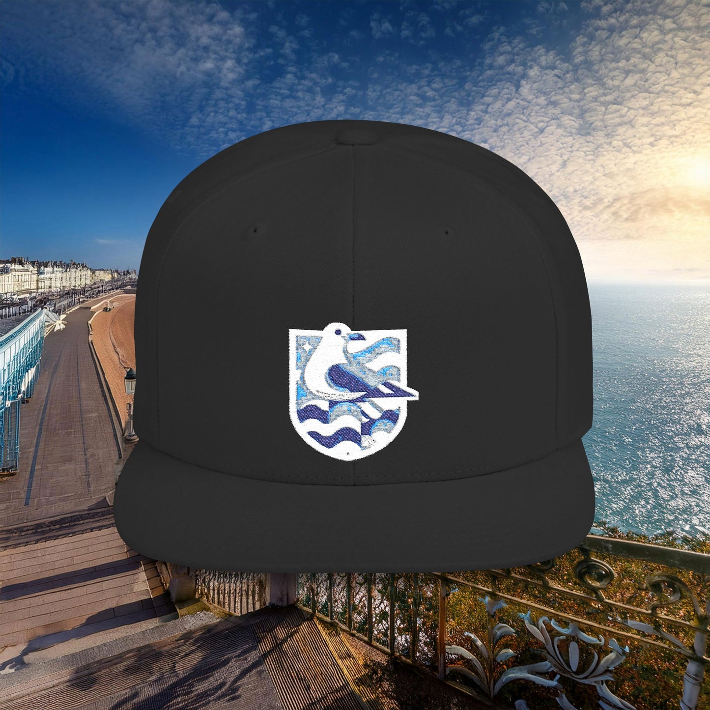 Brighton & Hove Albion Gull Crest Flat Bill Snapback