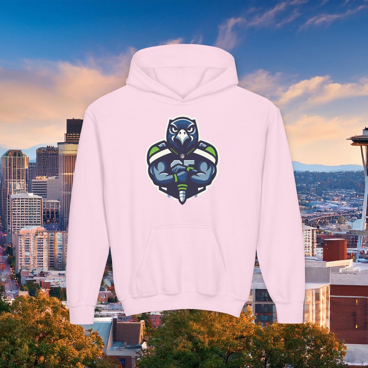 Seattle Football Player Youth Hoodie