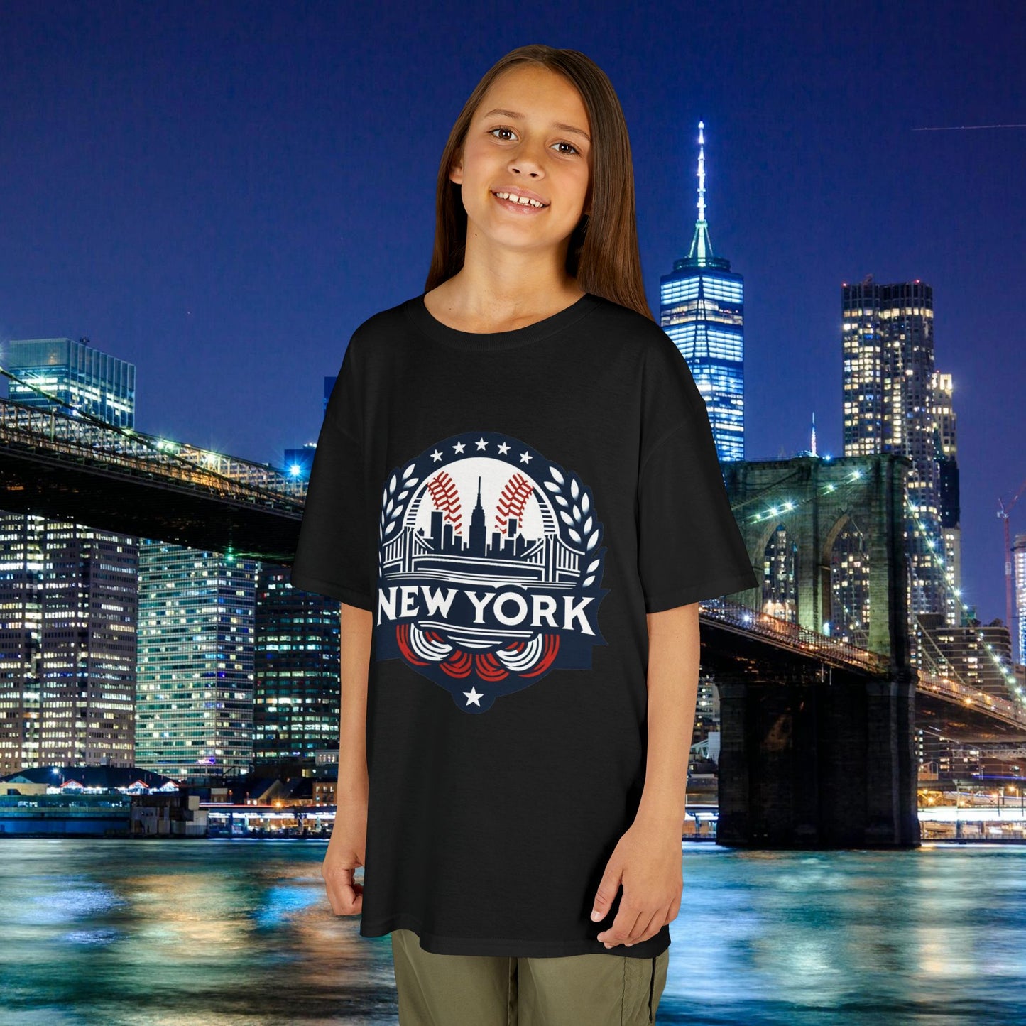 New York Bronx Baseball Kids Tee