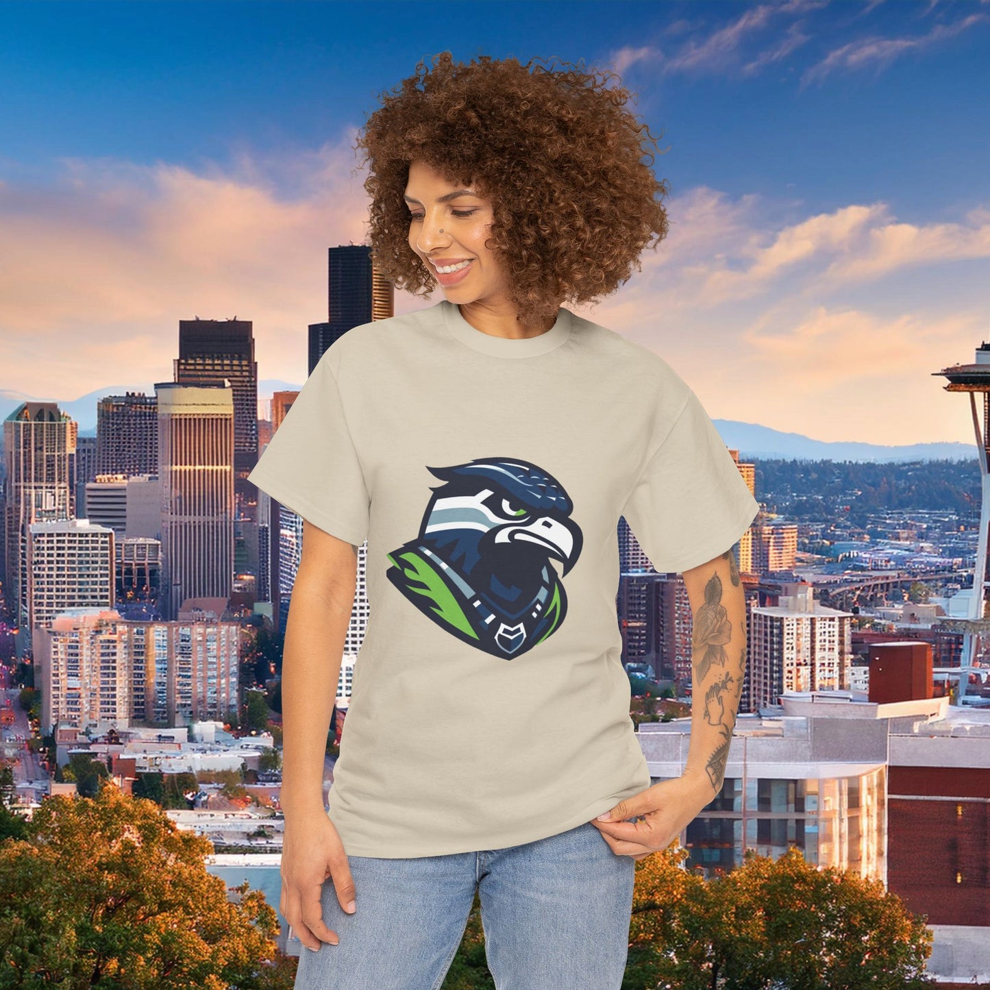 Seattle Football Crest Tee