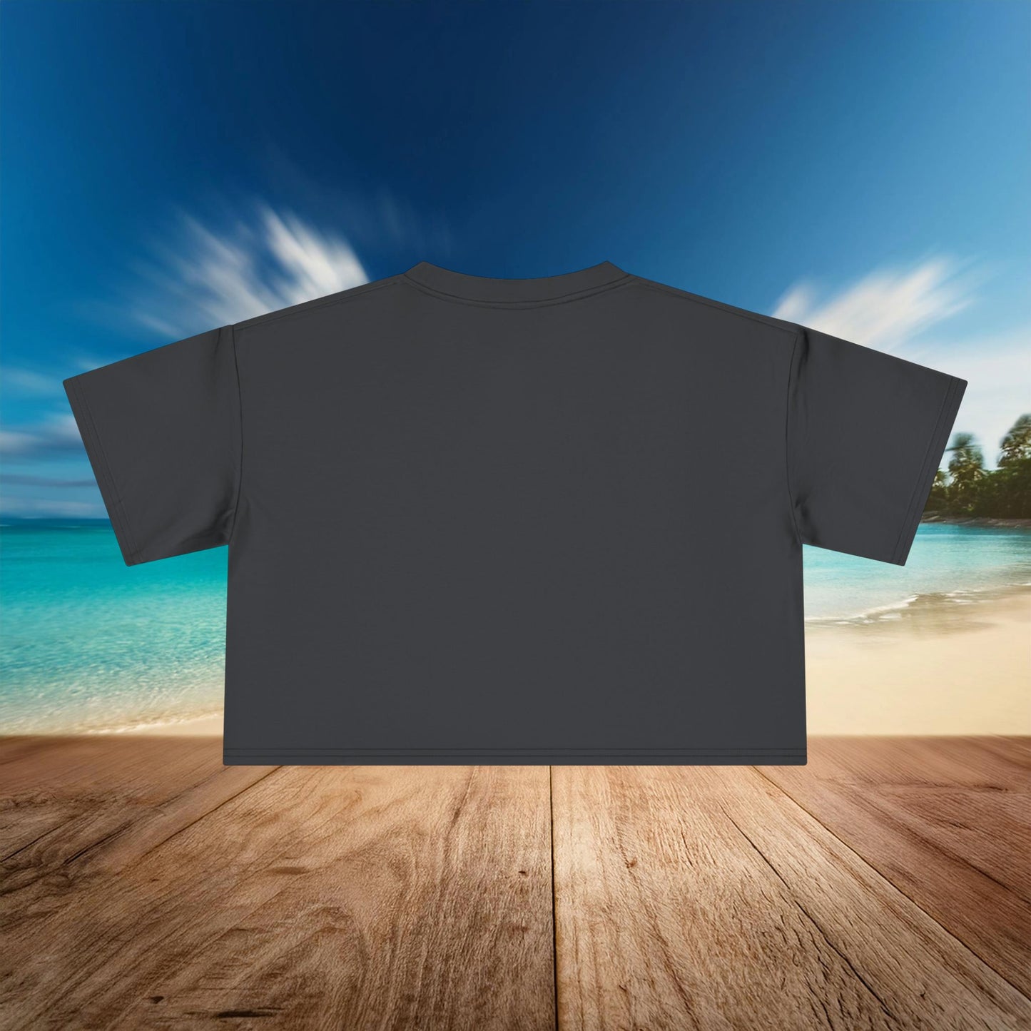 Sea Otter Soccer Logo Women's Crop Tee