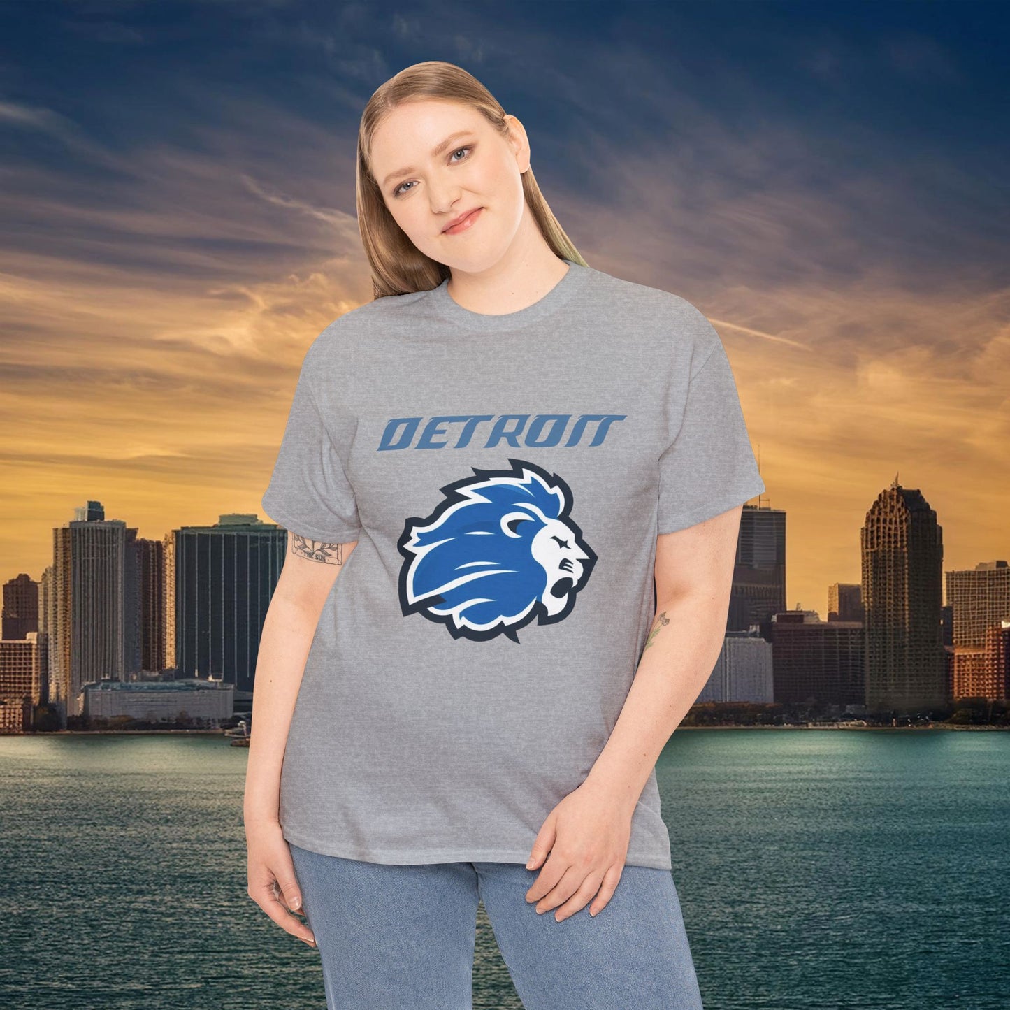 Detroit Football Logo Tee
