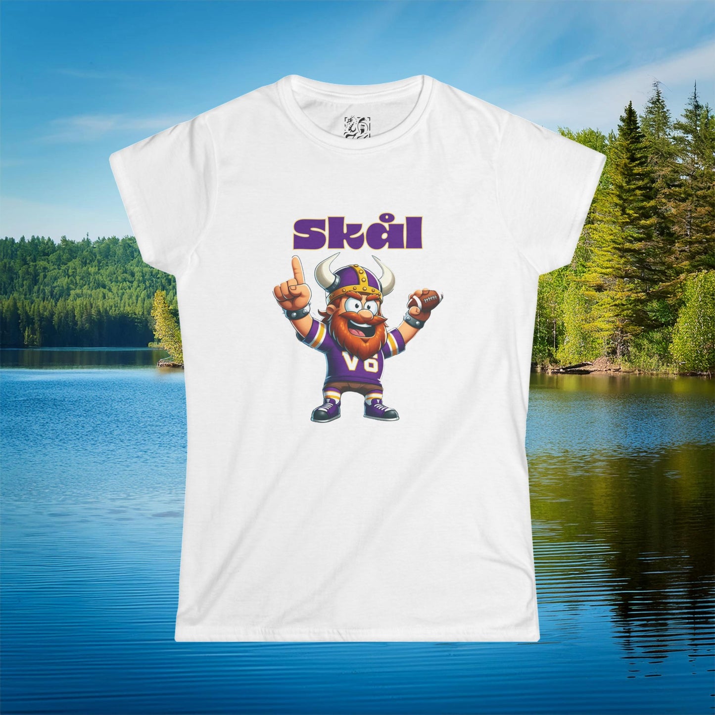 Minnesota Football Skol Women's Softstyle Tee