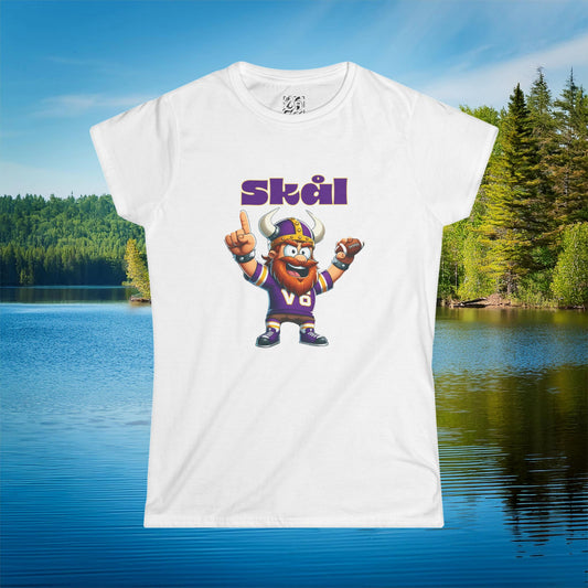 Minnesota Football Skol Women's Softstyle Tee