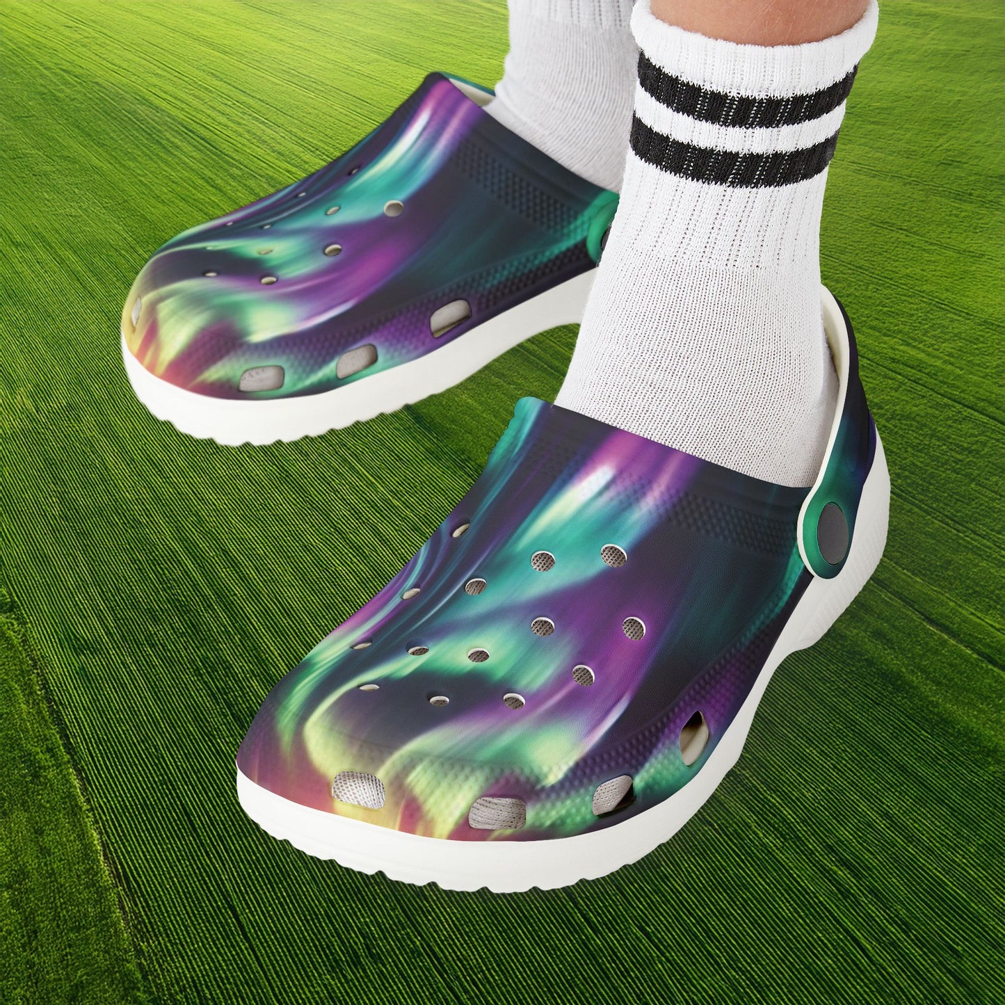 Northern Lights Kid's Foam Clogs