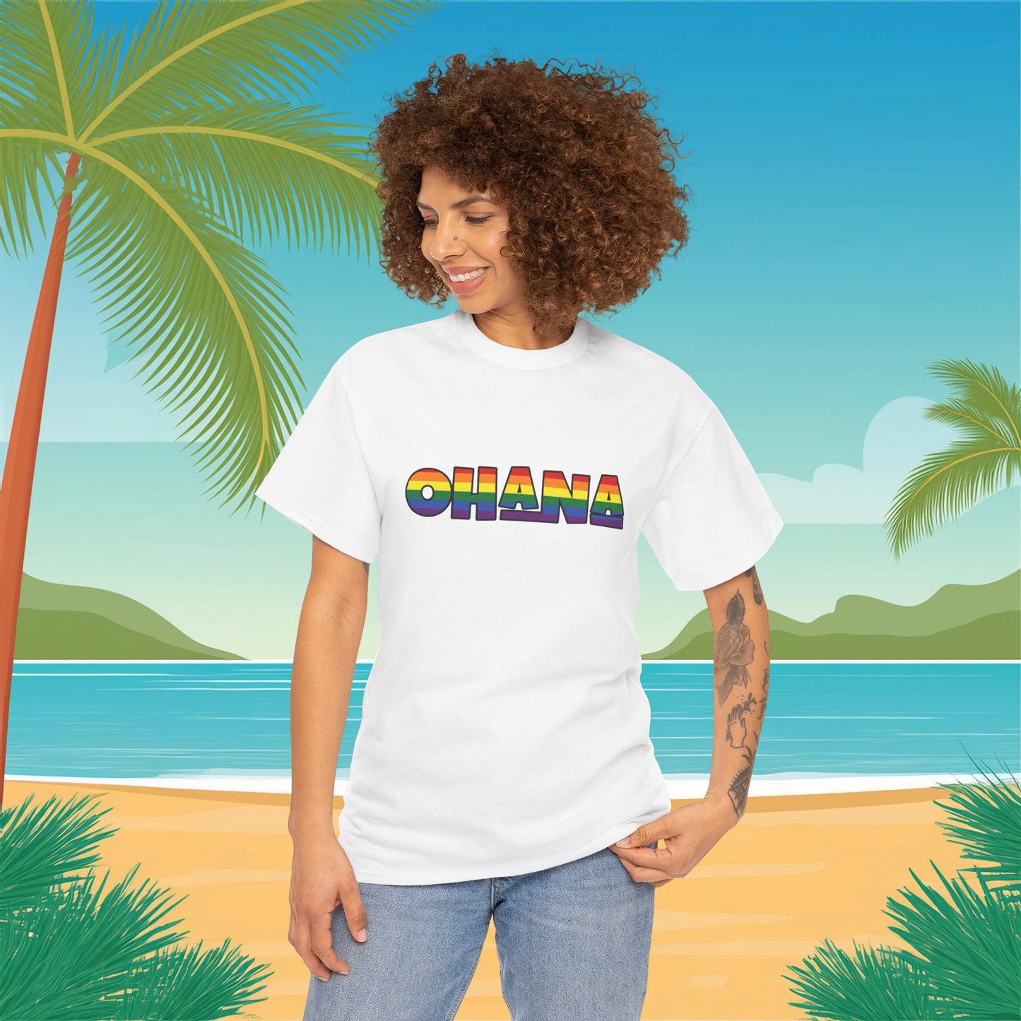 Rainbow Ohana Tee