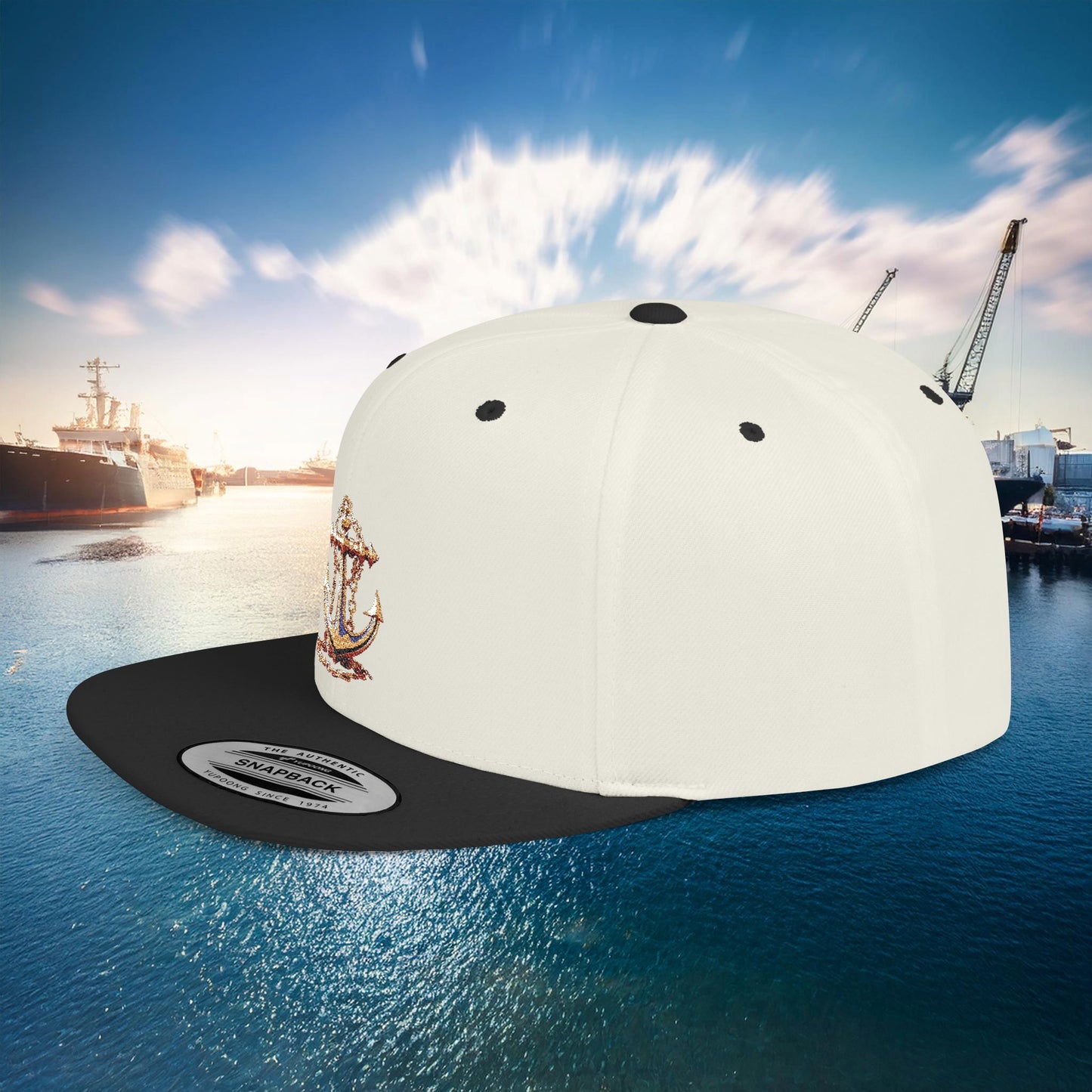 Anchor Flat Bill Snapback