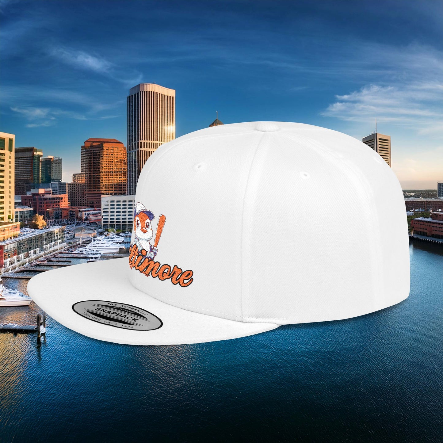 Baltimore Baseball Mini Oriole Flat Bill Snapback