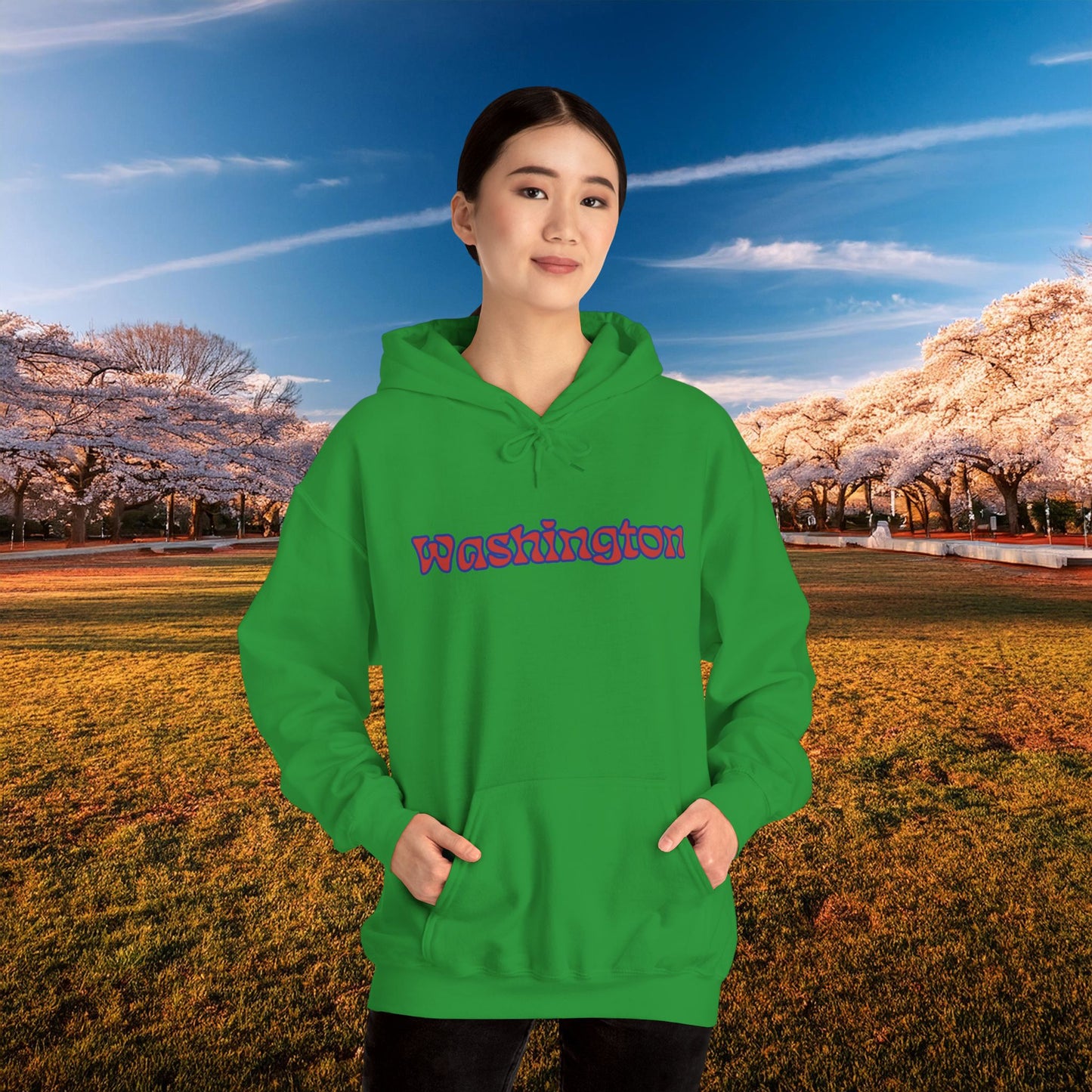 Psychedelic Funky W Skull Hoodie