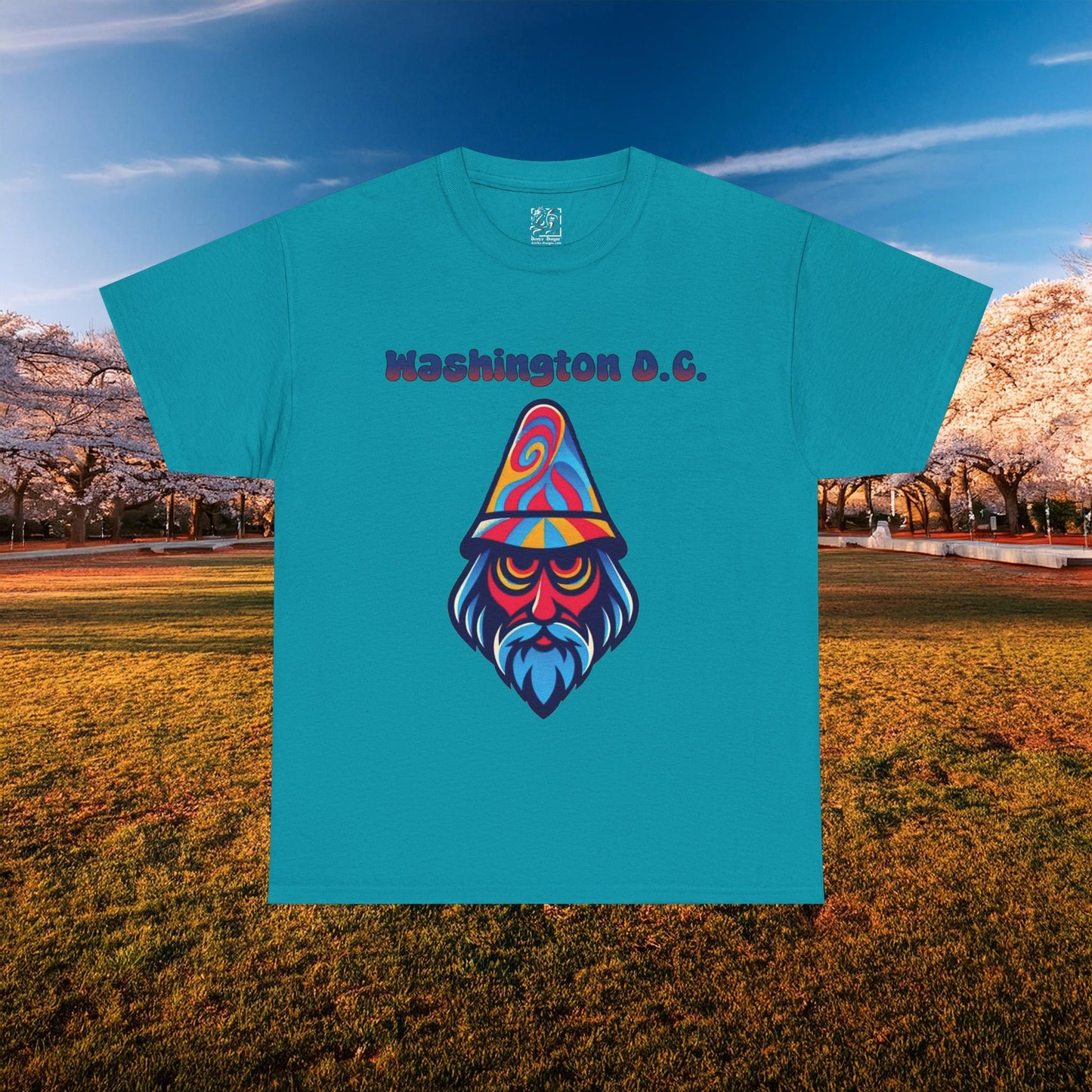 Washington D.C. Psychedelic Wizard Tee