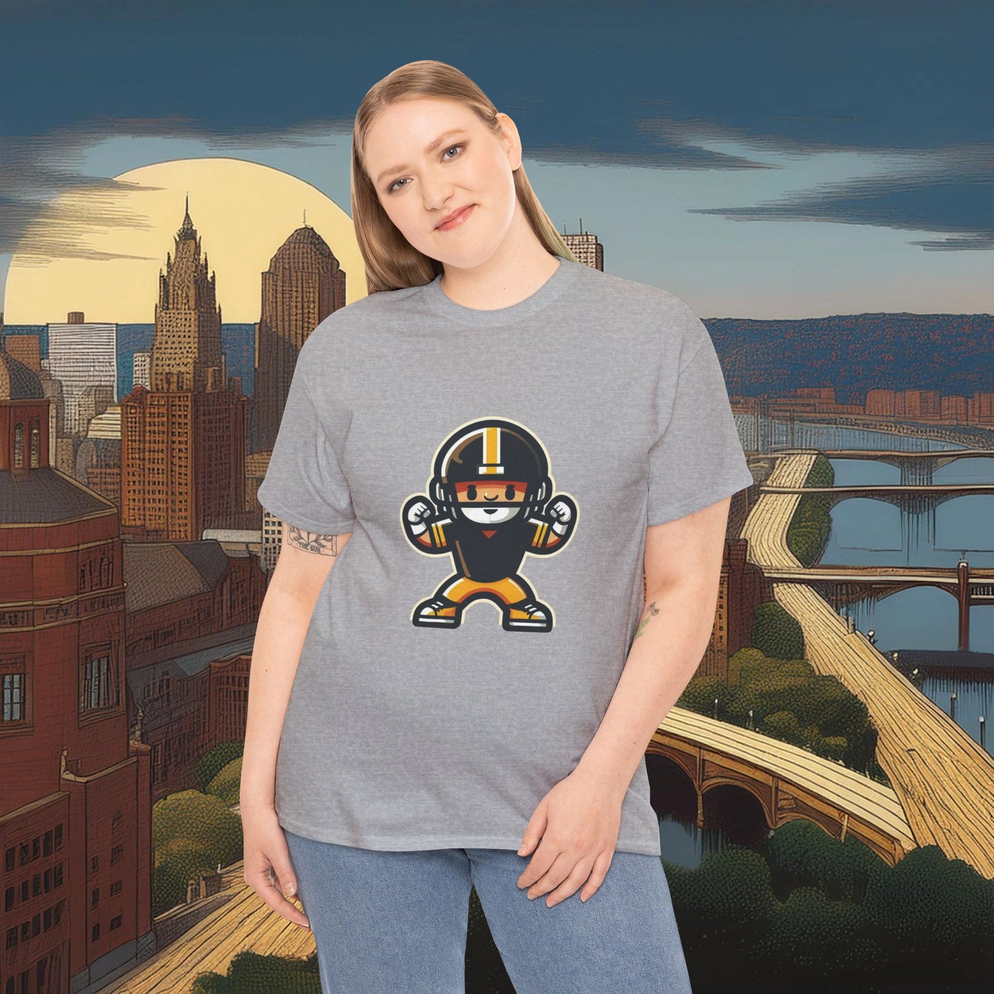 Mini Pittsburgh Football Player Tee