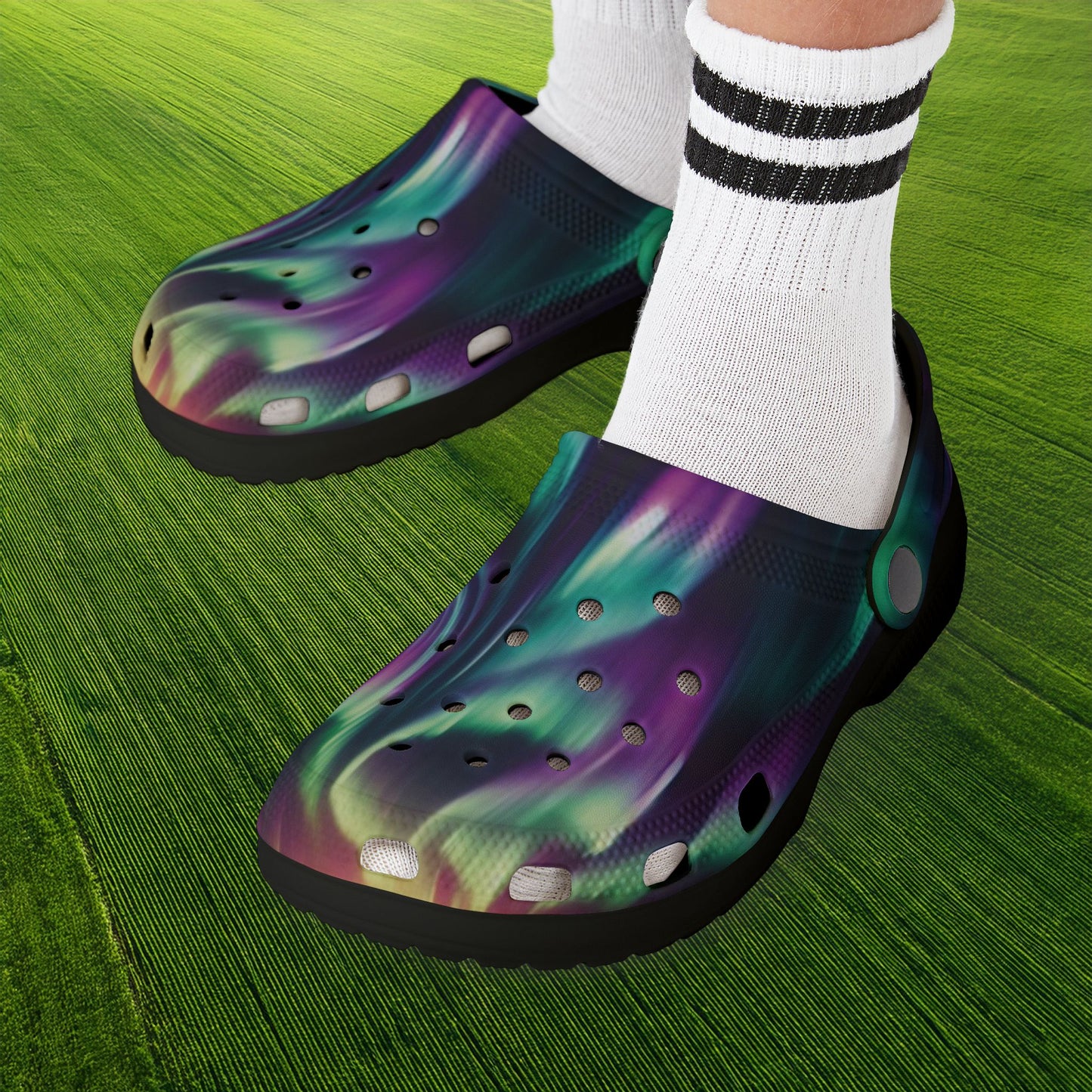 Northern Lights Kid's Foam Clogs