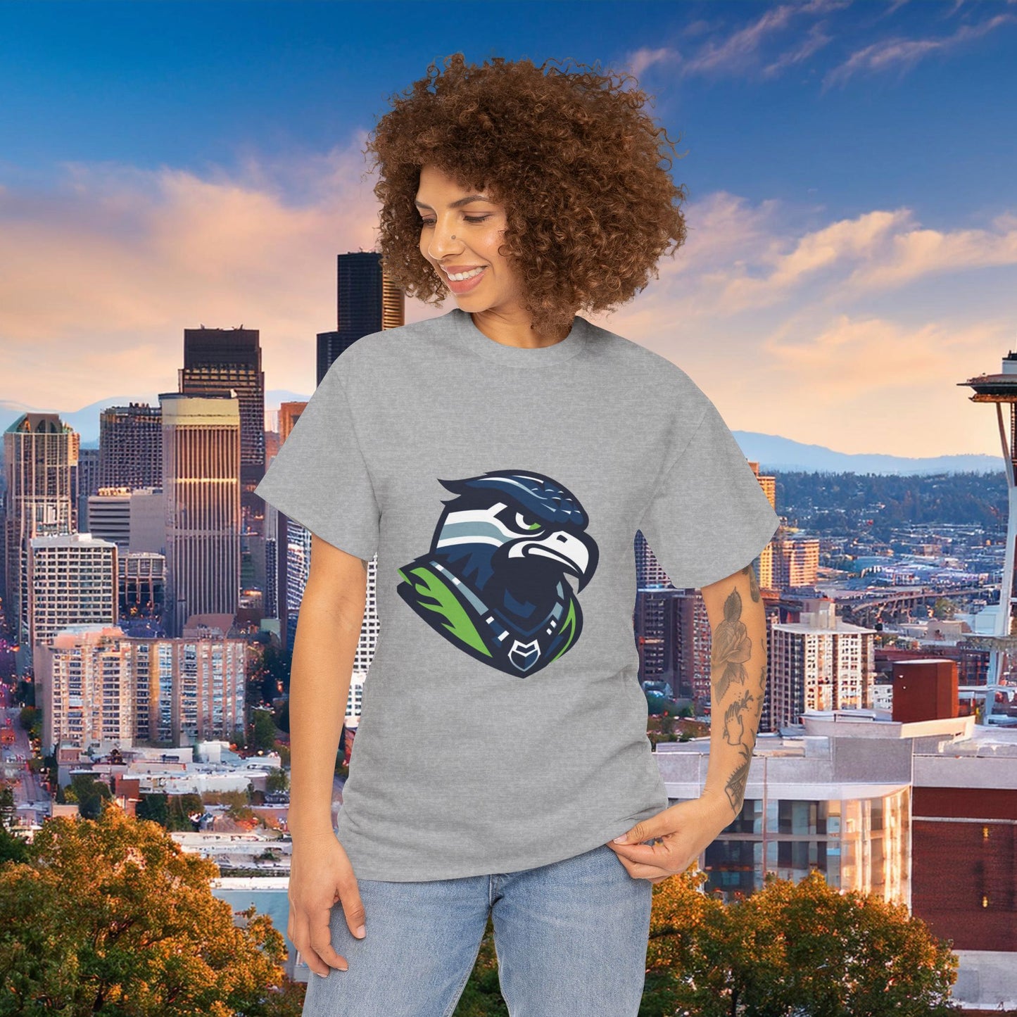 Seattle Football Crest Tee
