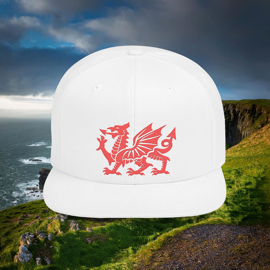 The Welsh Dragon Flat Bill Snapback