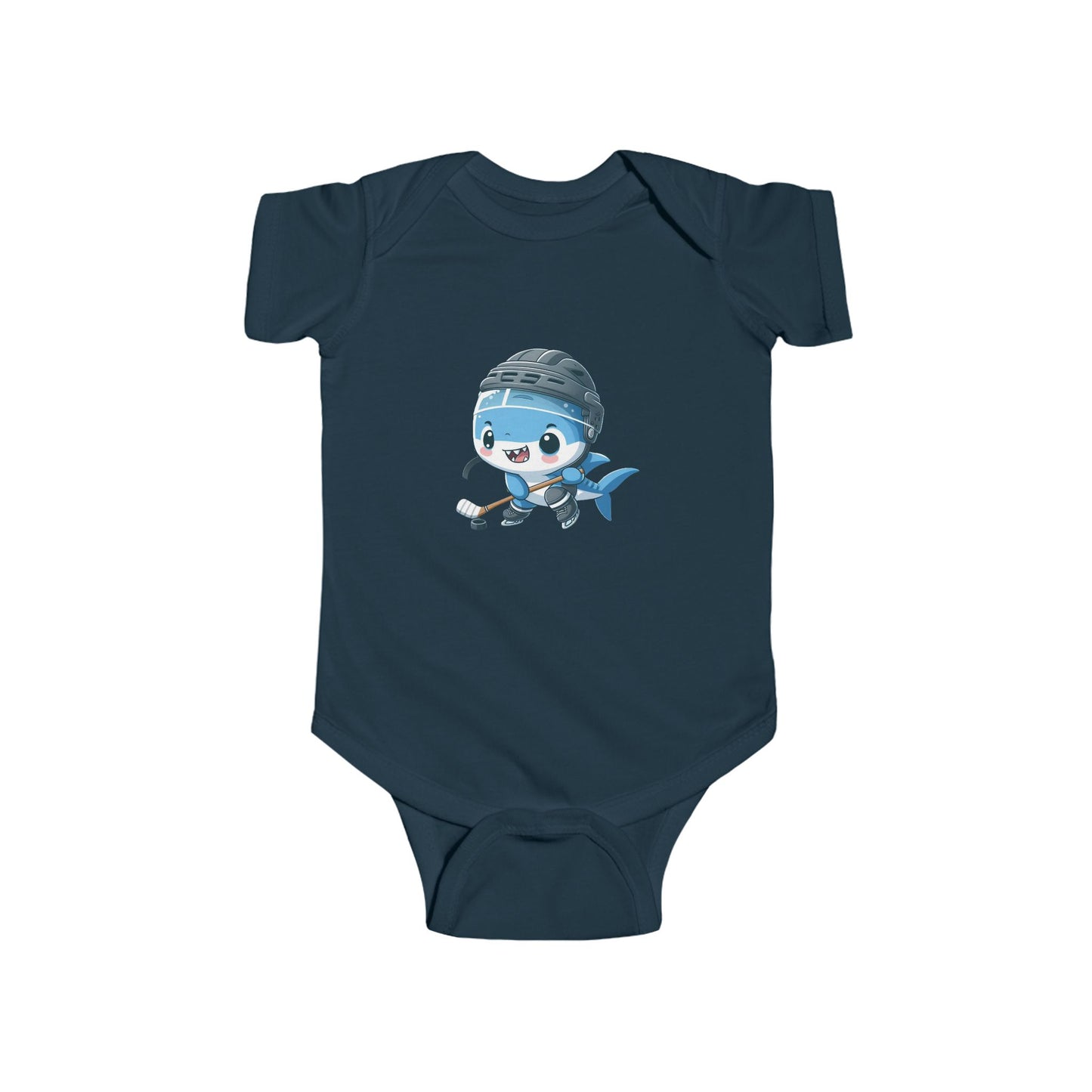 San Jose Hockey Mini Shark Player Infant Bodysuit