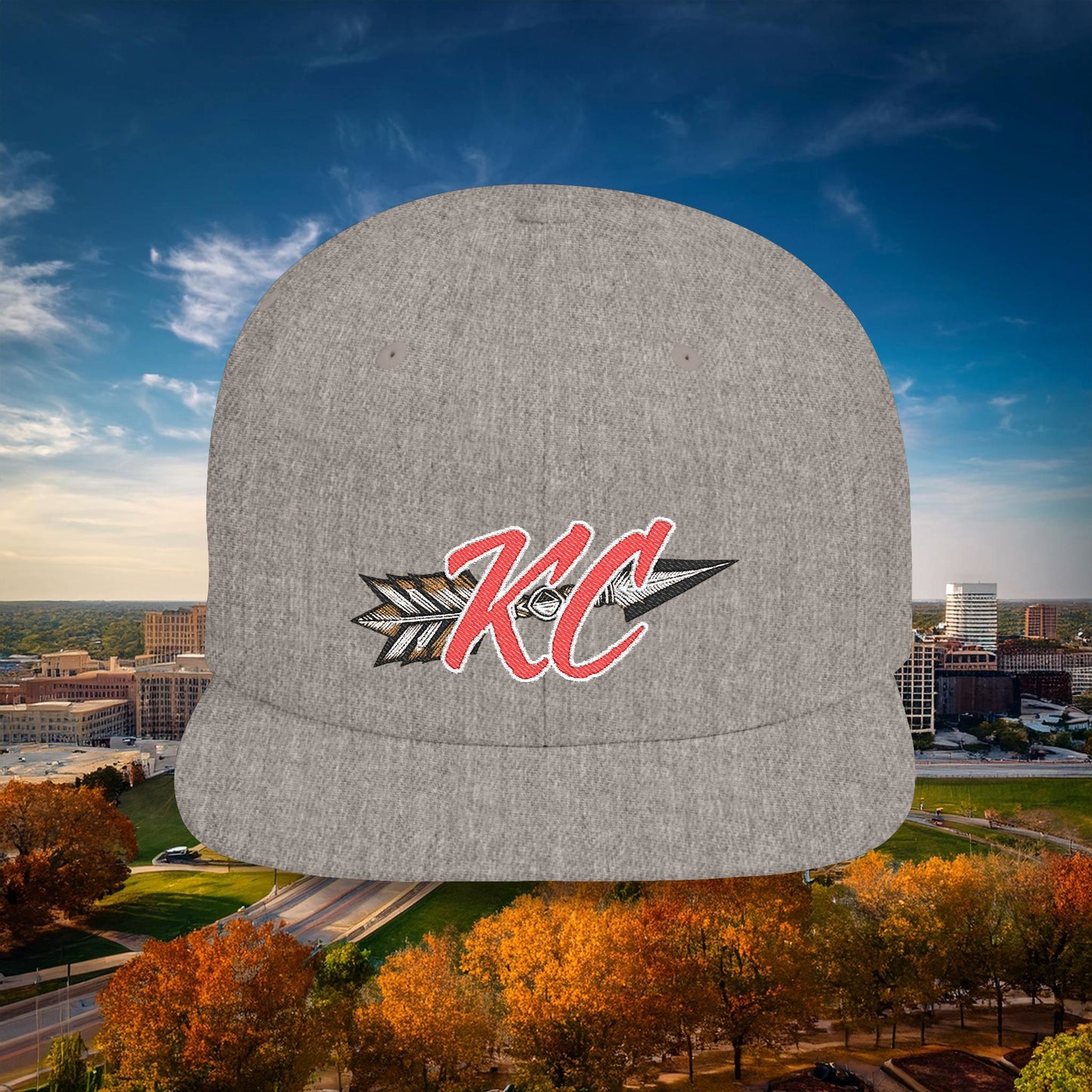 Kansas City KC Flat Bill Snapback