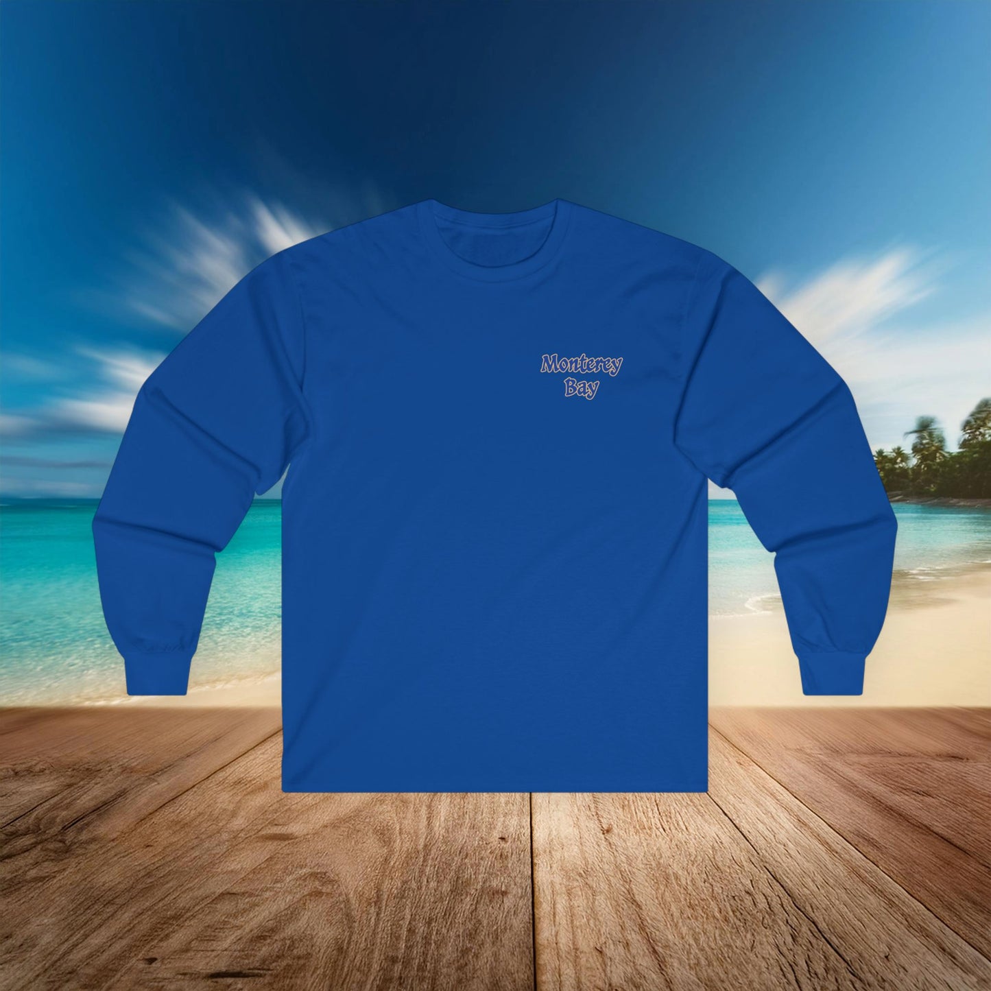 Sea Otter Soccer Logo Long Sleeve Tee