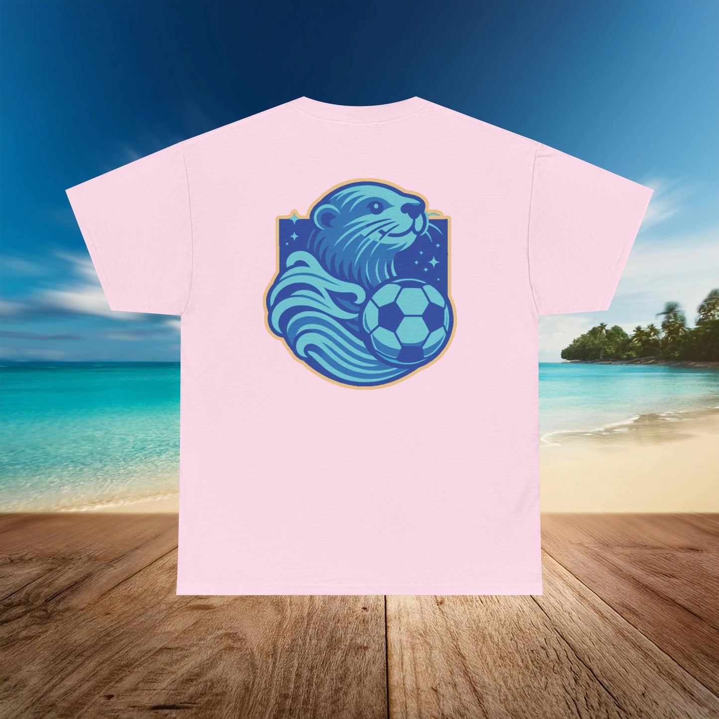 Sea Otter Soccer Logo Tee