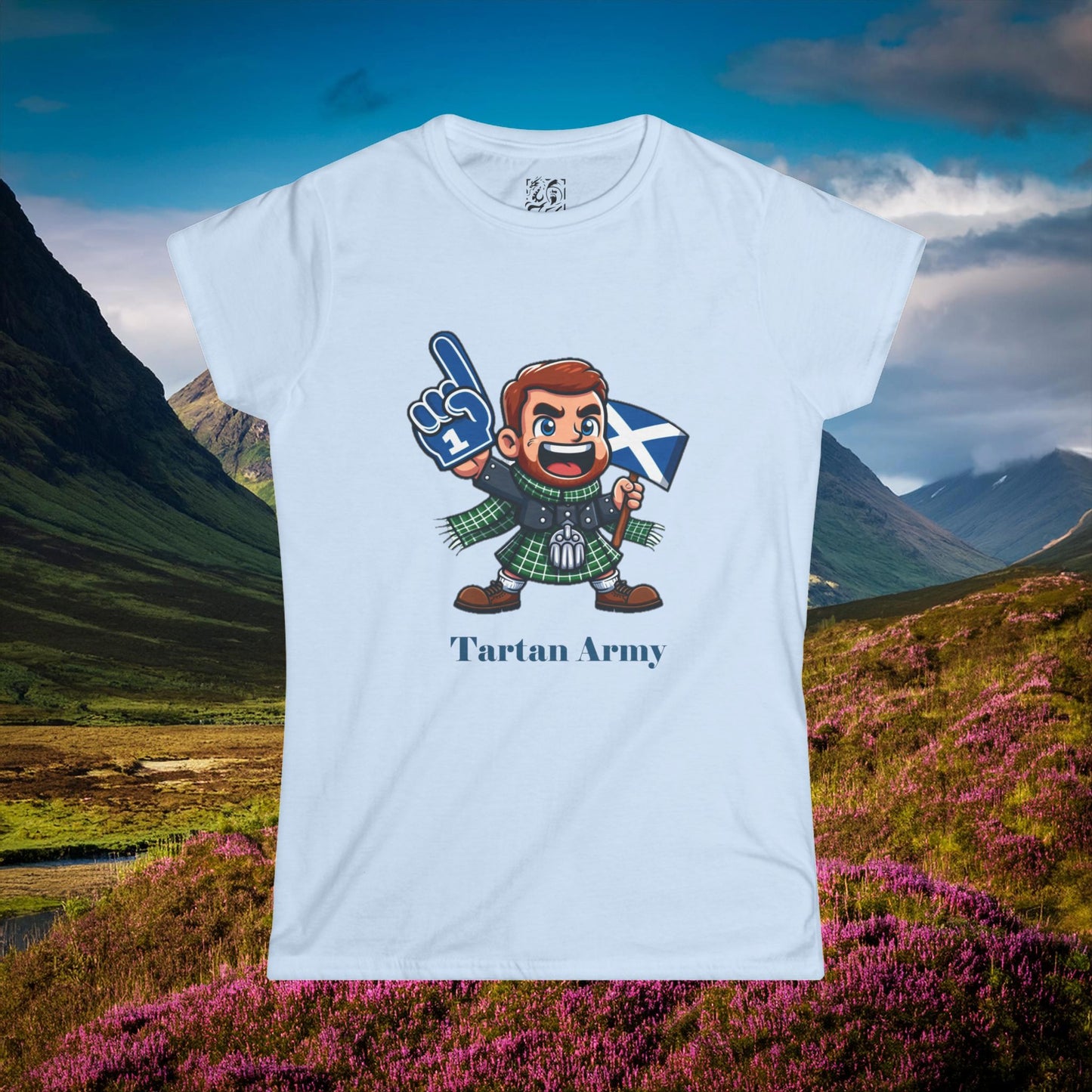 Scotland Tartan Army Women's Softstyle Tee