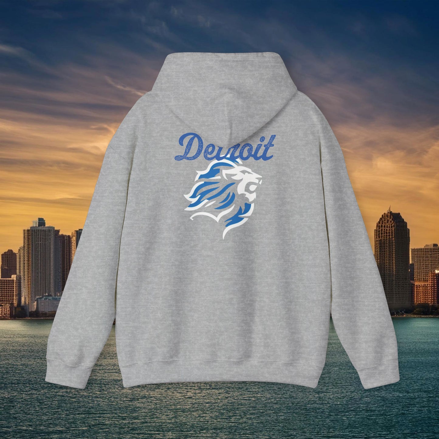 Detroit Football Crest Hoodie