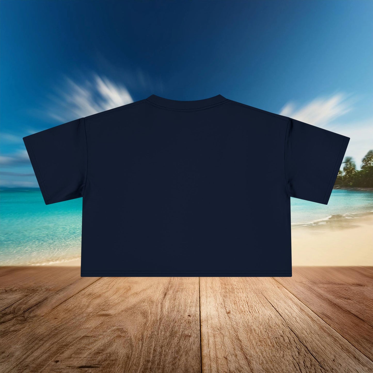 Sea Otter Soccer Logo Women's Crop Tee