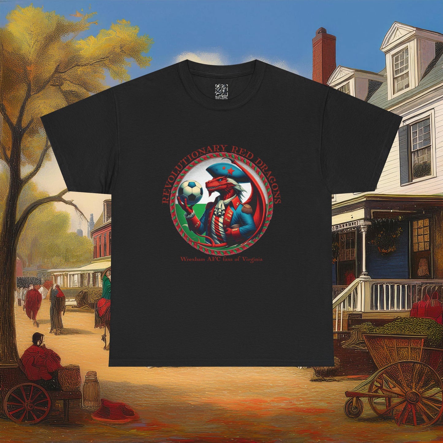 Revolutionary Red Dragons Crest Tee